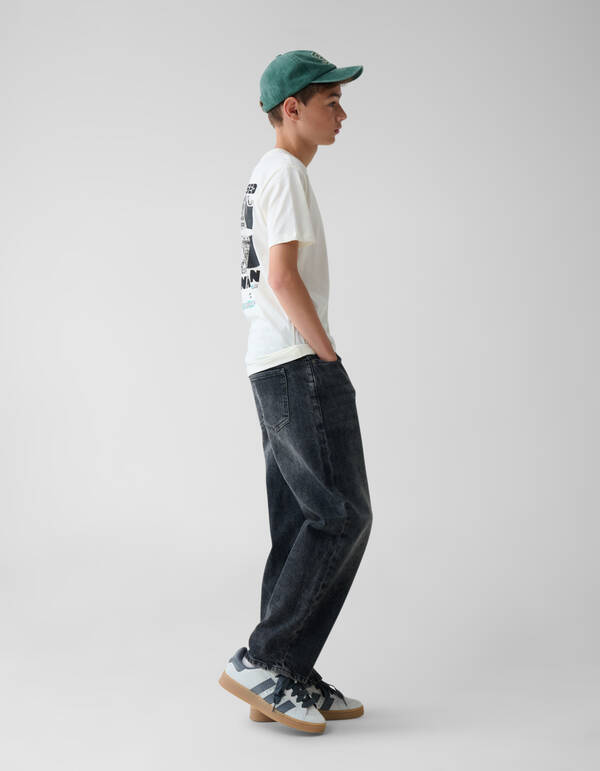 Baggy Jeans Dunkelgrau SHOEBY BOYS
