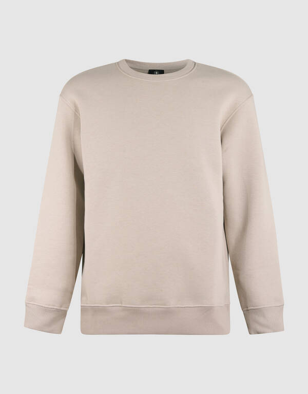 Rib Spark Sweater Hellbraun SHOEBY MEN