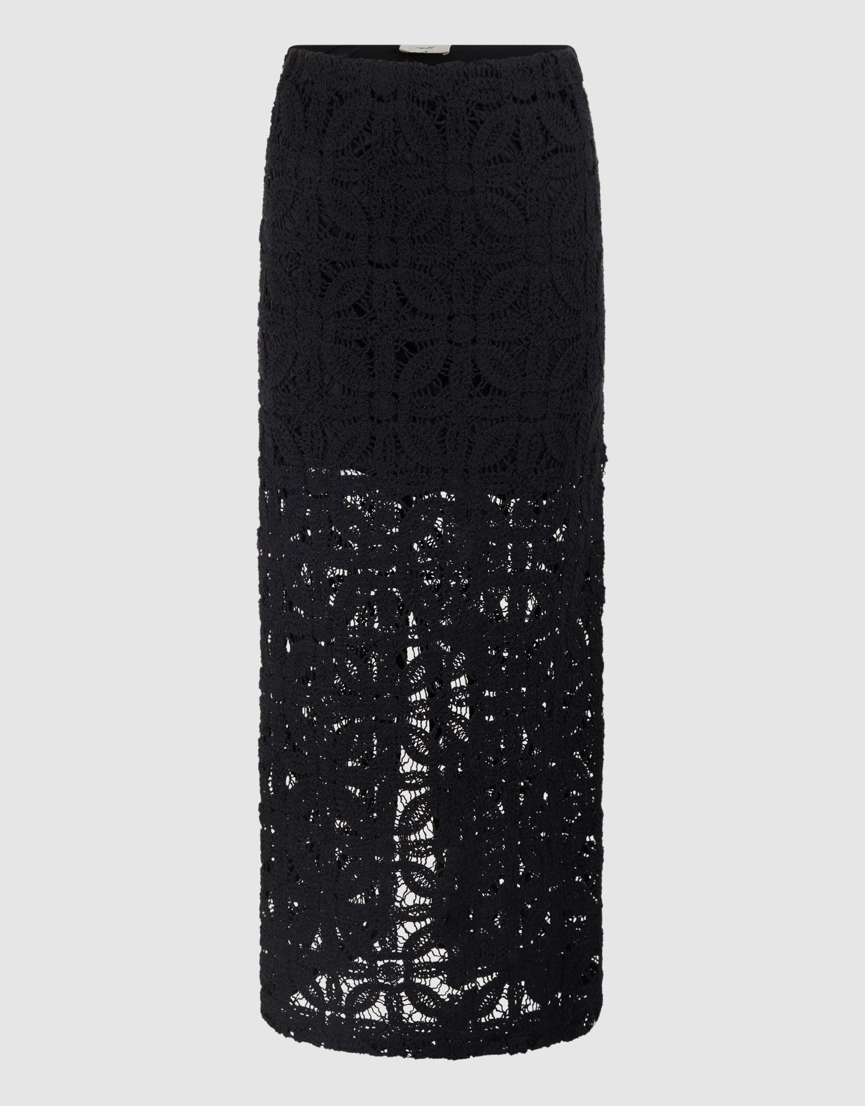 Gehäkelter Maxirock Schwarz SHOEBY WOMEN