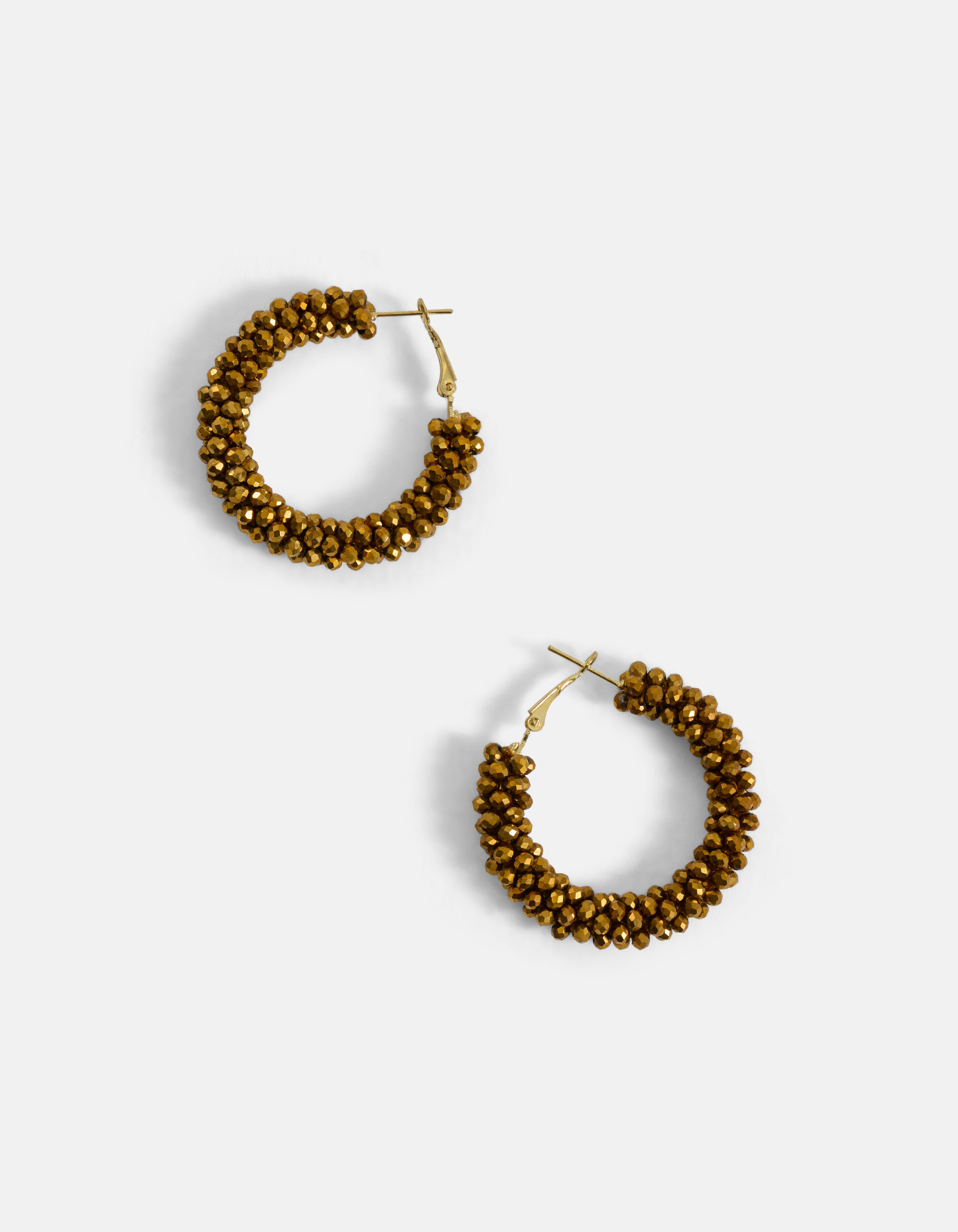 Beaded Hoop Oorbellen Goud SHOEBY ACCESSOIRES