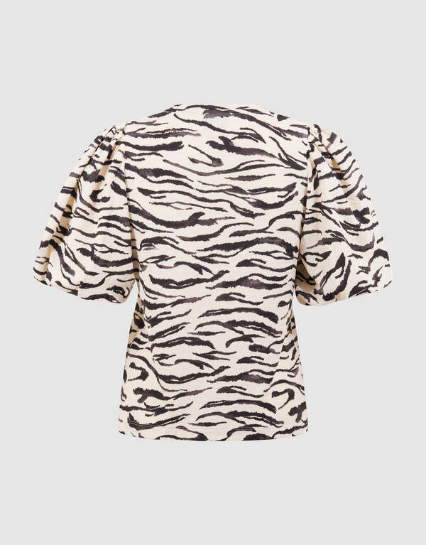Crinkle Balloon Top Gebrochen Wei&szlig; SHOEBY WOMEN