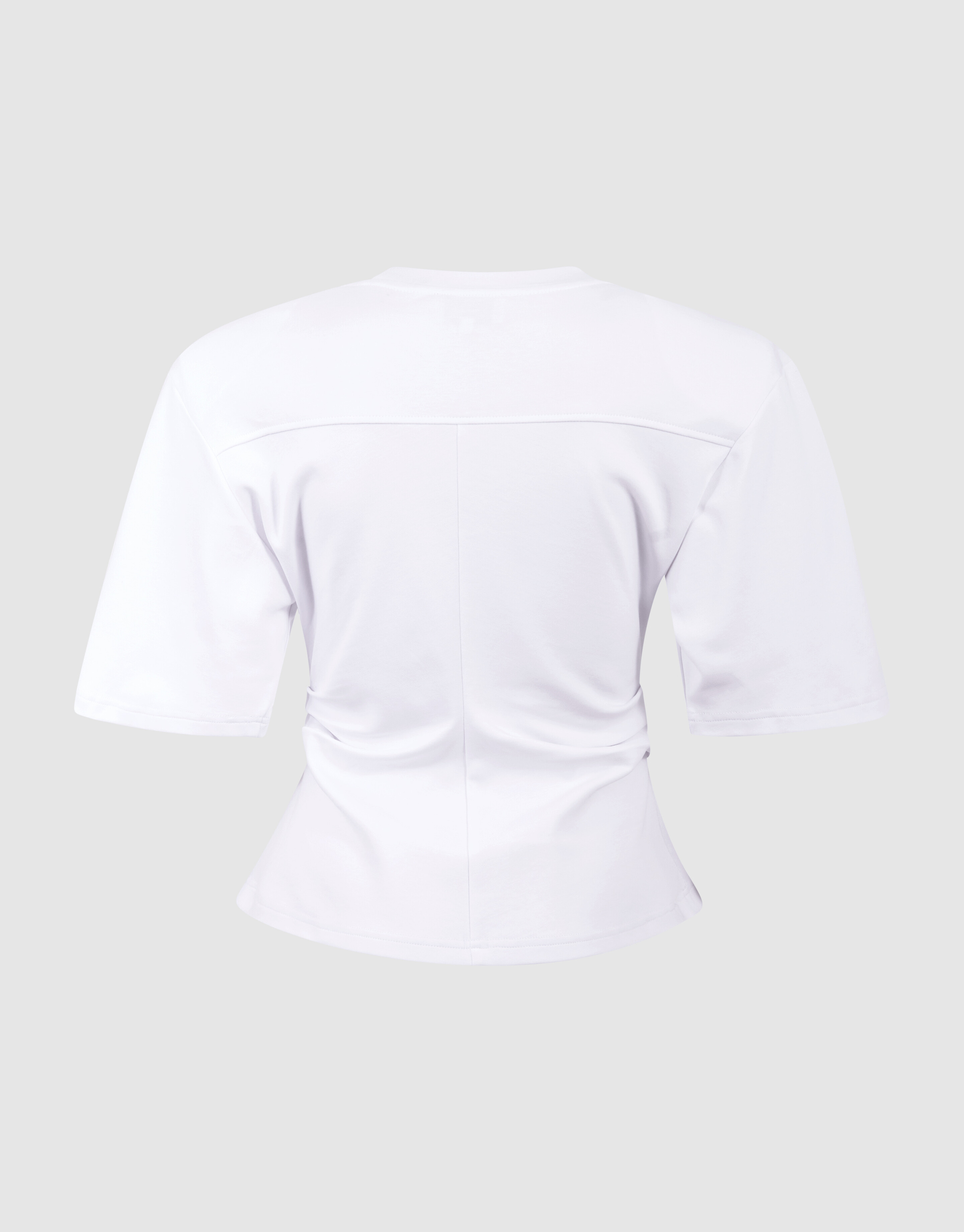 Tailliertes T-Shirt Wei&szlig; SHOEBY WOMEN