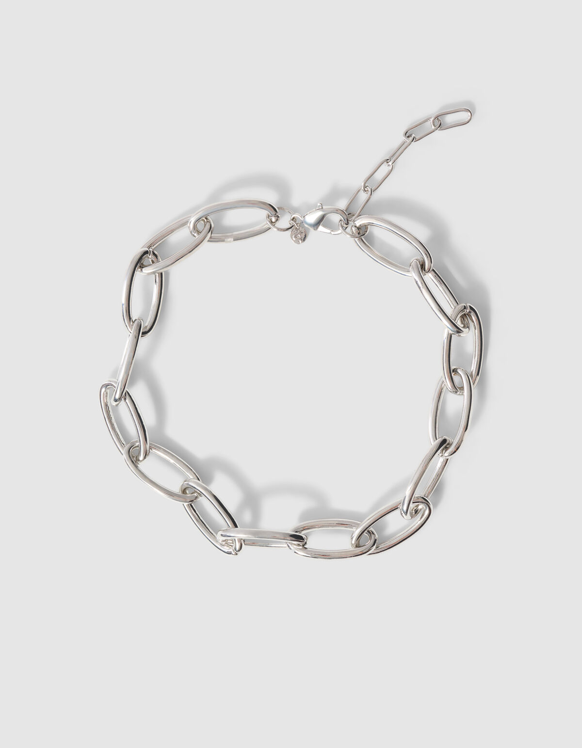 Oval Chain Halskette aus Silber SHOEBY ACCESSOIRES