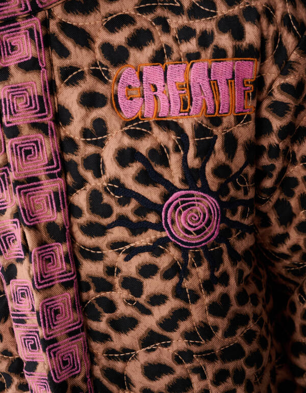 Jack Bruin mit Leopardenmuster SHOEBY GIRLS