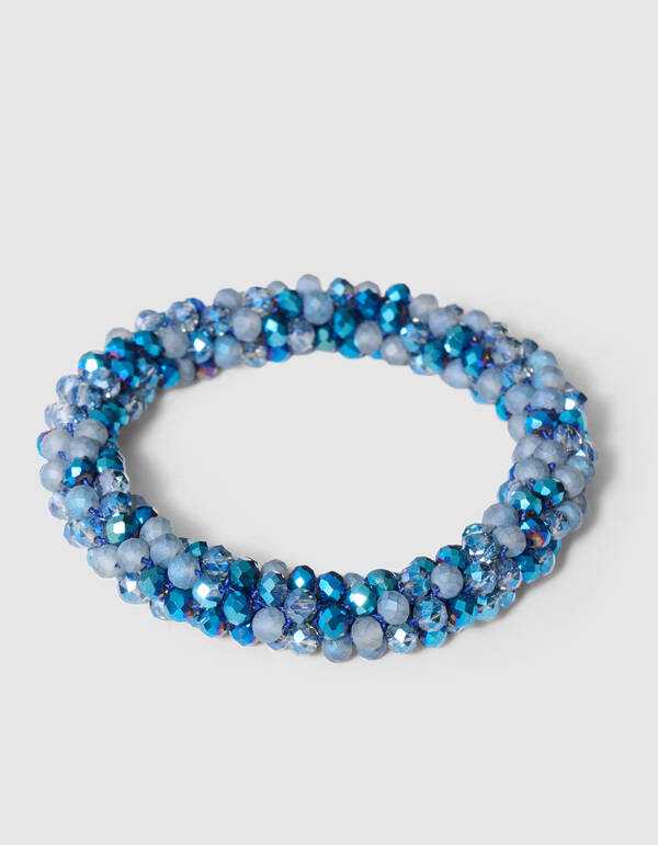 Perlen-Haarband Blau SHOEBY ACCESSOIRES