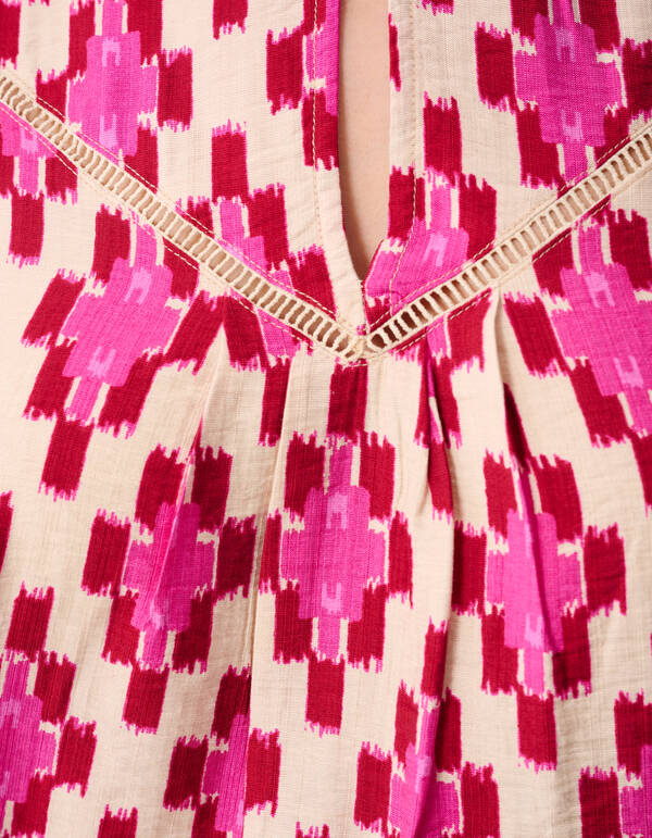 Bedrucktes R&uuml;schentop Rosa SHOEBY WOMEN