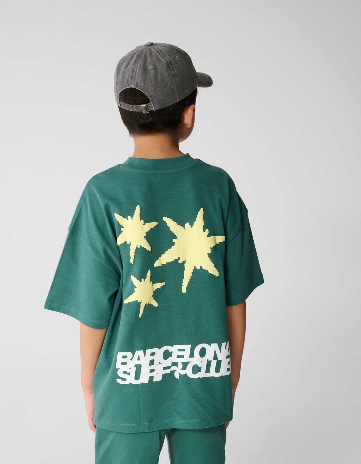 Surf Club Artwork T-Shirt Dunkelgr&uuml;n SHOEBY BOYS