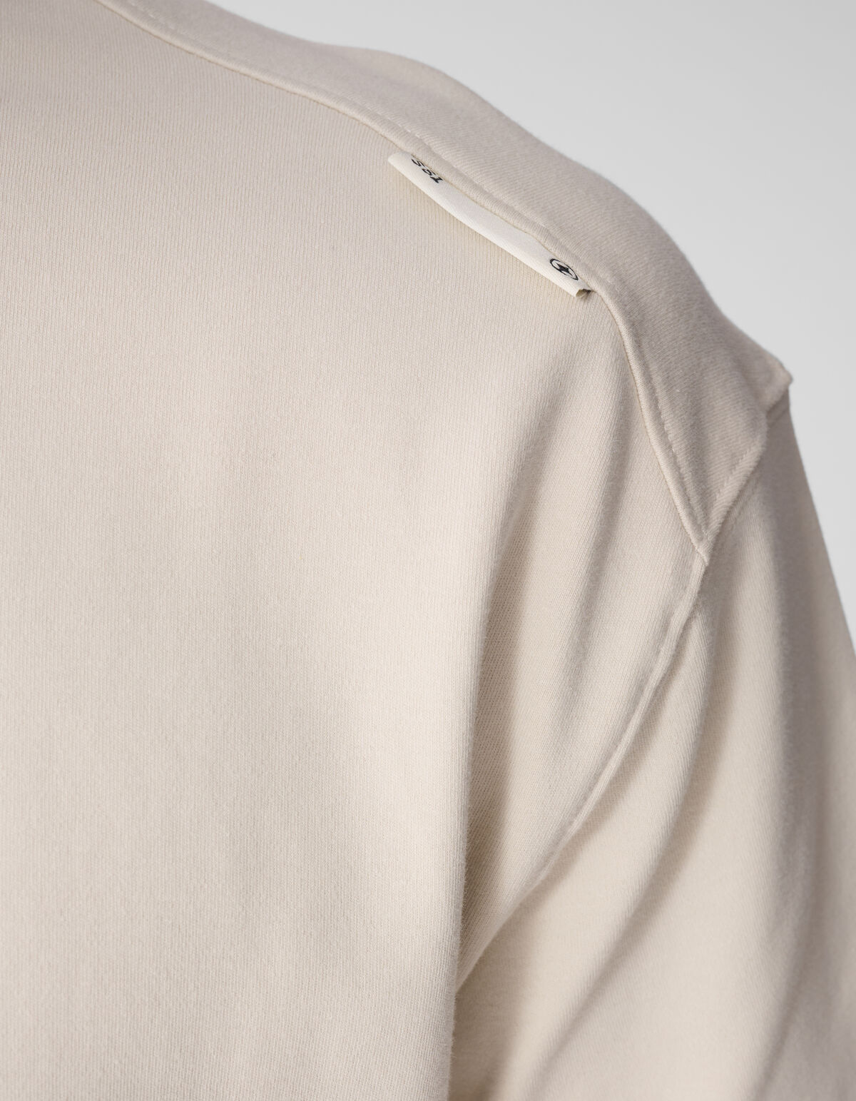 Basic-T-Shirt mit lockerer Passform, Beige SHOEBY MEN