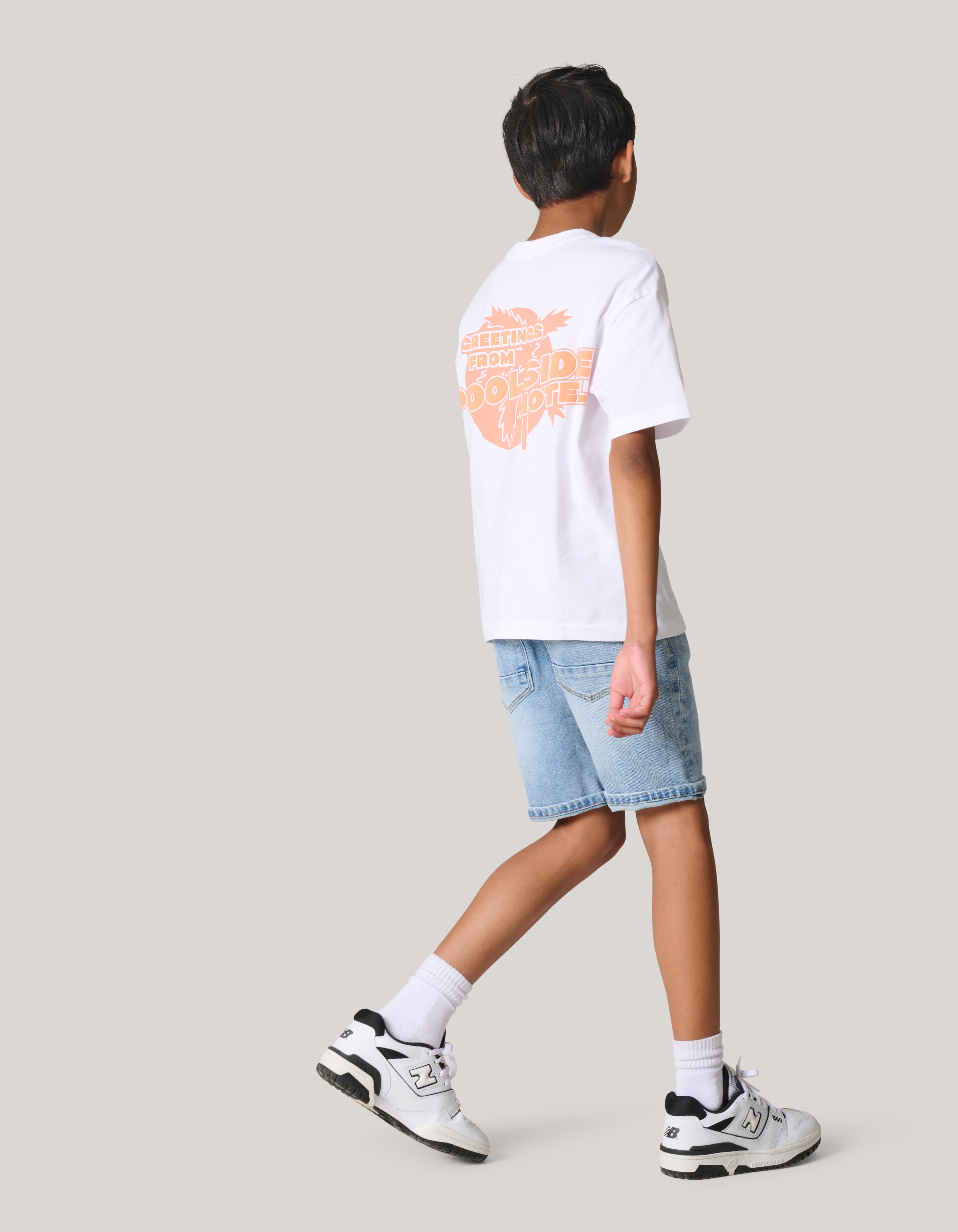 Kunstwerk T-shirt Wit SHOEBY BOYS