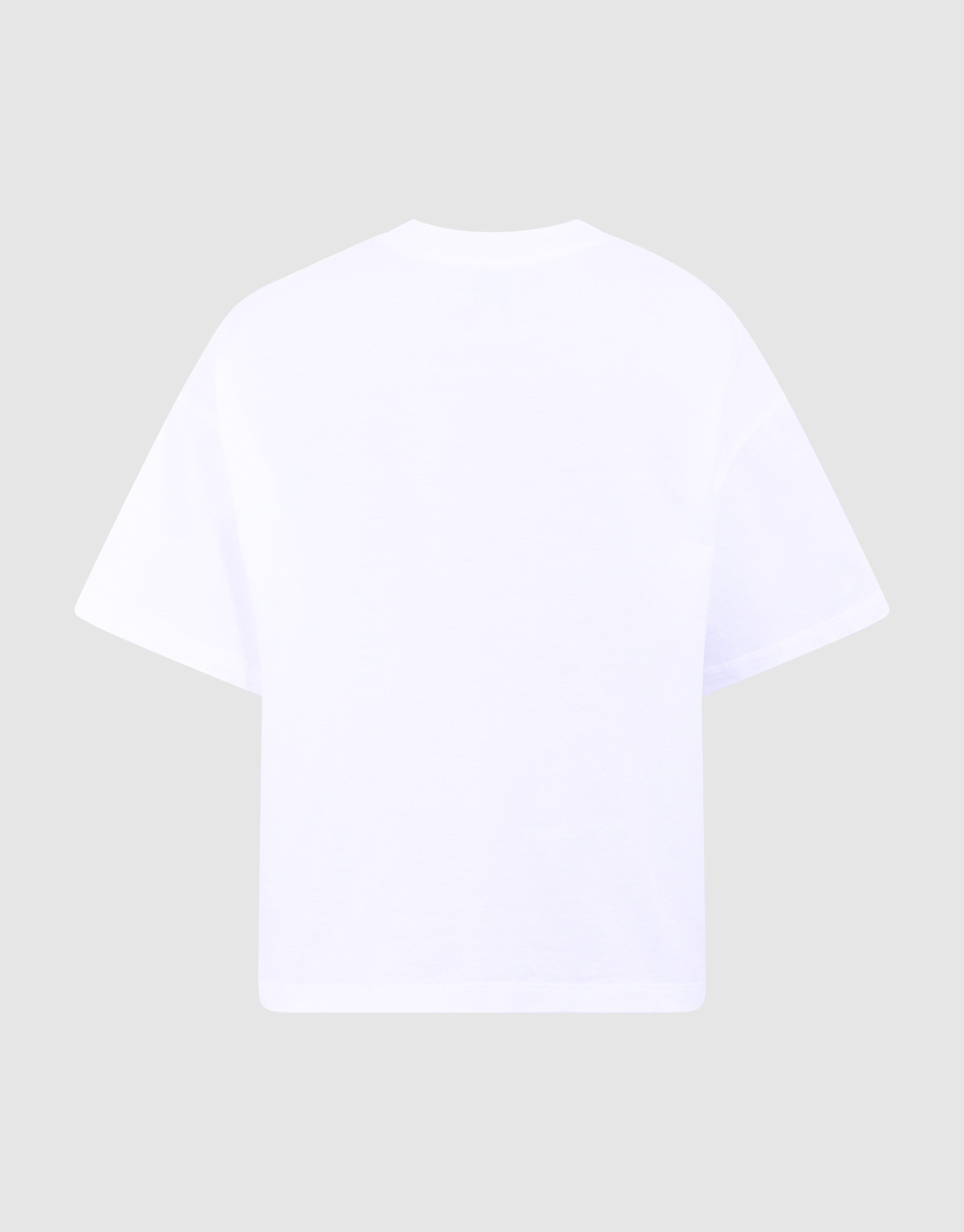 Sardinen-Stickerei T-Shirt Wei&szlig; SHOEBY GIRLS