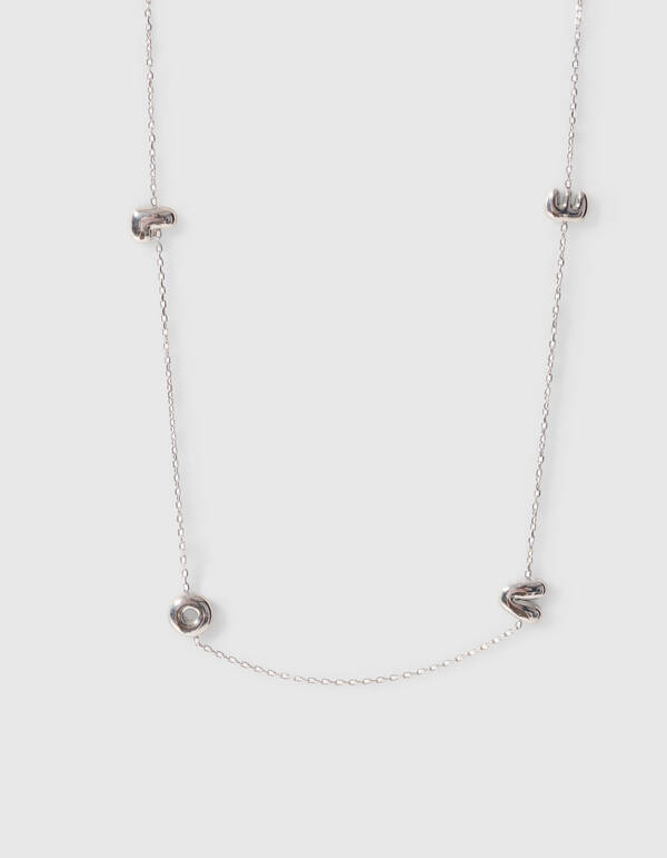 Love Ketting Zilver SHOEBY ACCESSOIRES