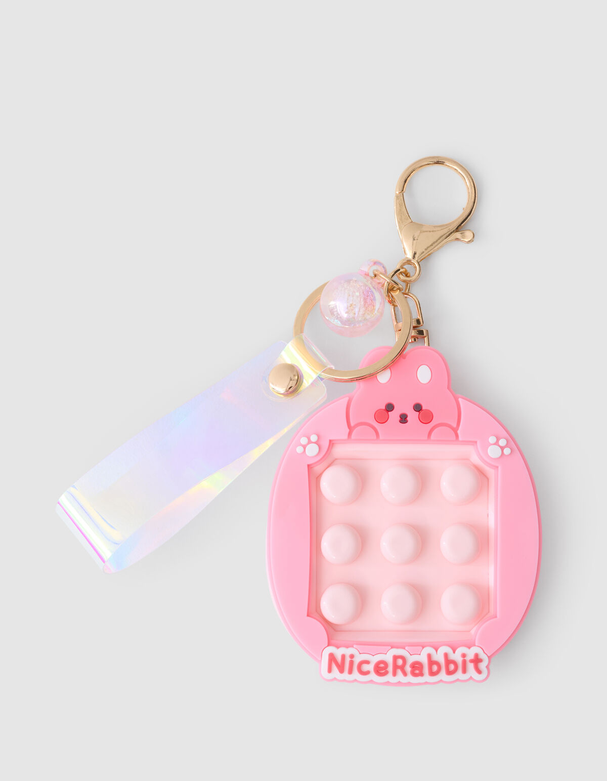 Press Rabbit Schlüsselanhänger Pink SHOEBY ACCESSOIRES