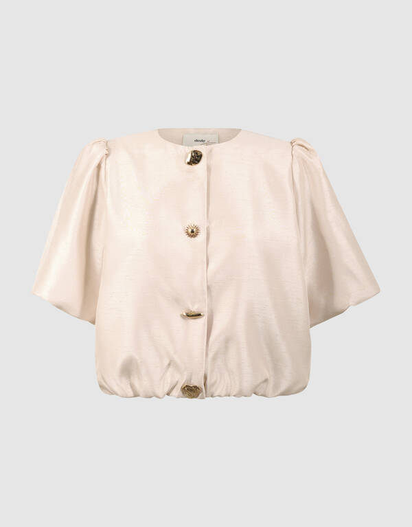 Button Bluse Gebrochen Wei&szlig; Von Fred SHOEBY WOMEN