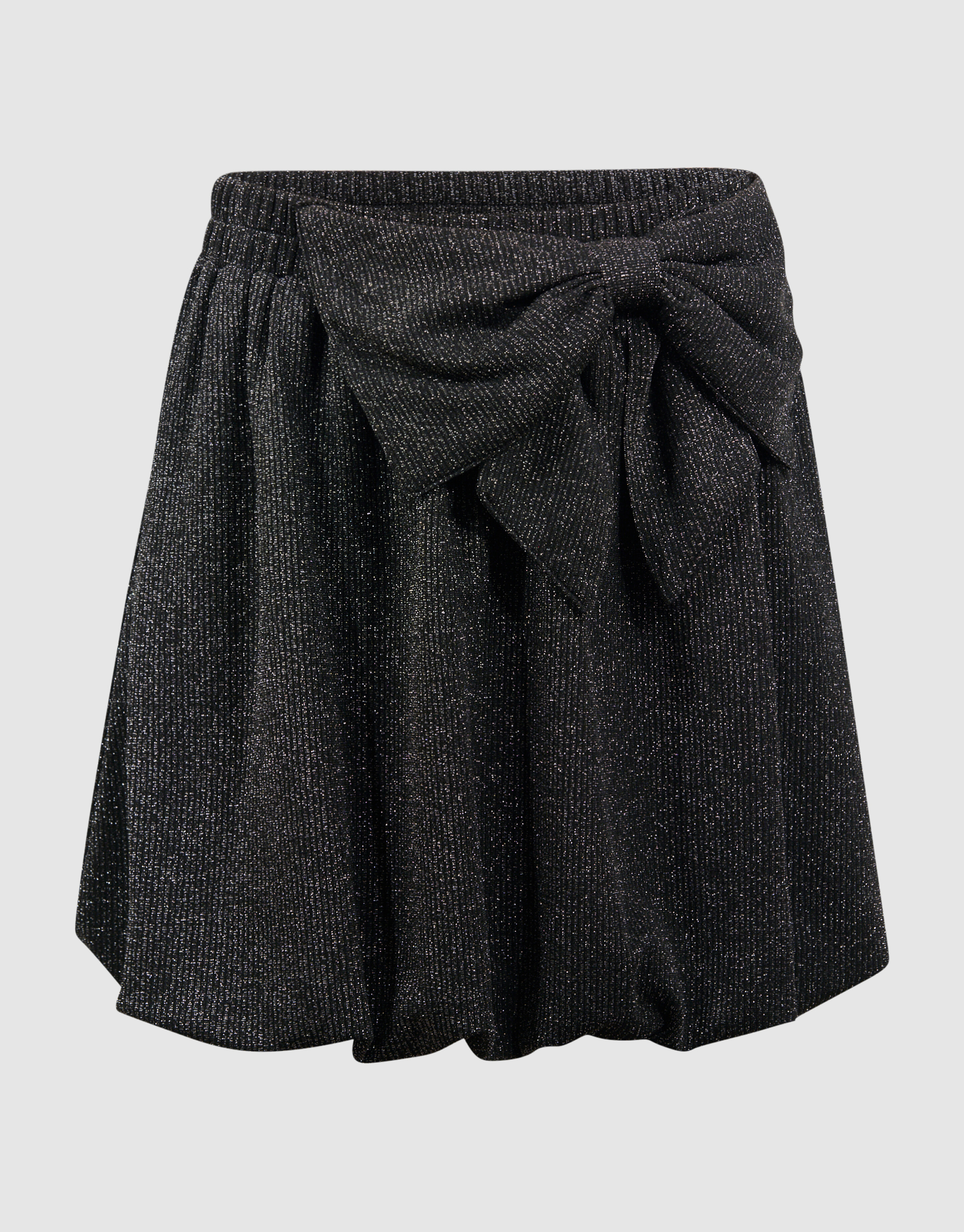 Minirock mit Glitzerschleife in Schwarz SHOEBY GIRLS