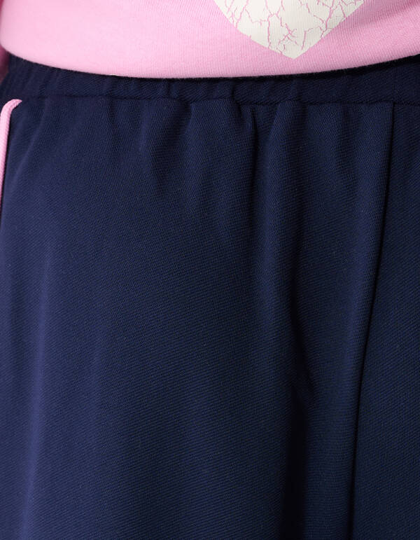 Sporty Piping Wide Leg Fit Hose Dunkelblau SHOEBY GIRLS