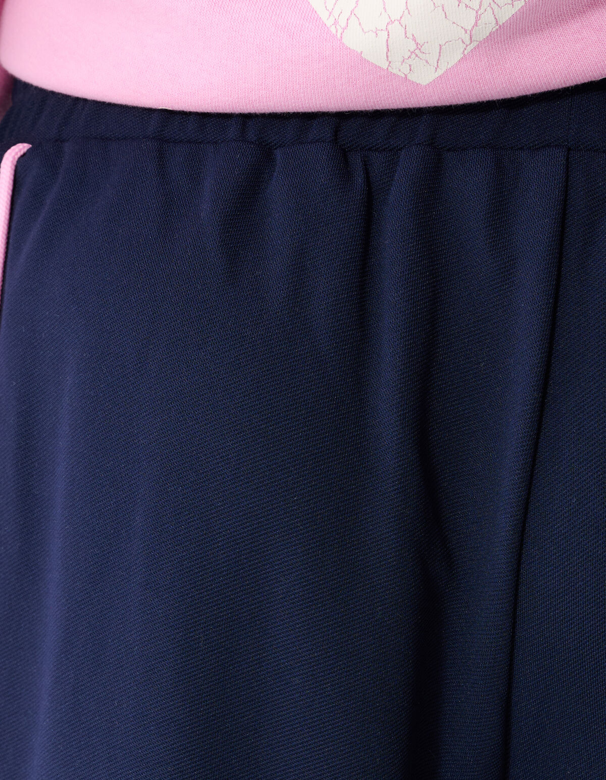 Sporty Piping Wide Leg Fit Hose Dunkelblau SHOEBY GIRLS