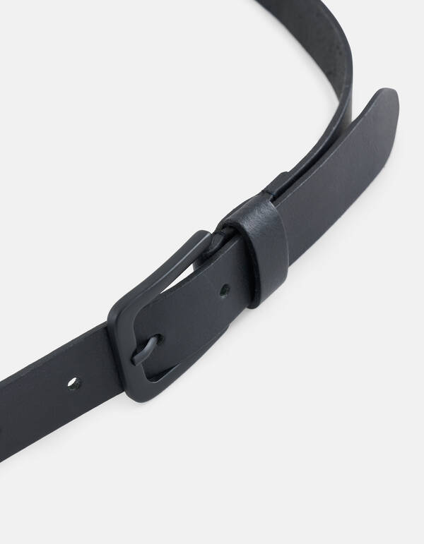 Lederg&uuml;rtel Schwarz SHOEBY ACCESSOIRES