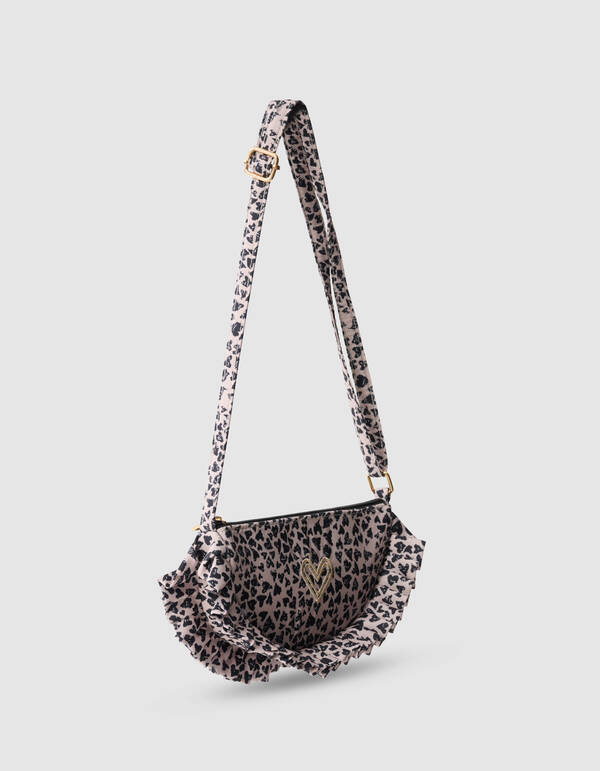 Leopard Heart Tasche Sand SHOEBY ACCESSOIRES