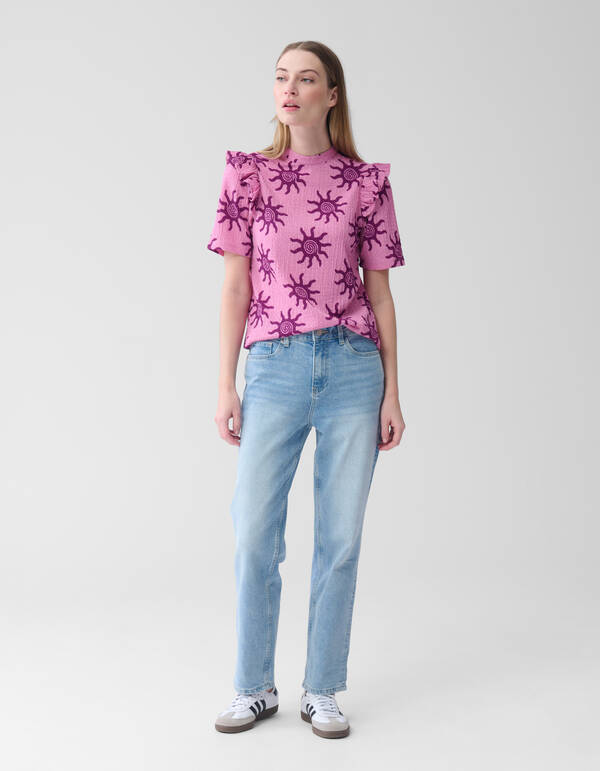 Tapered Fit Jeans Blau SHOEBY WOMEN