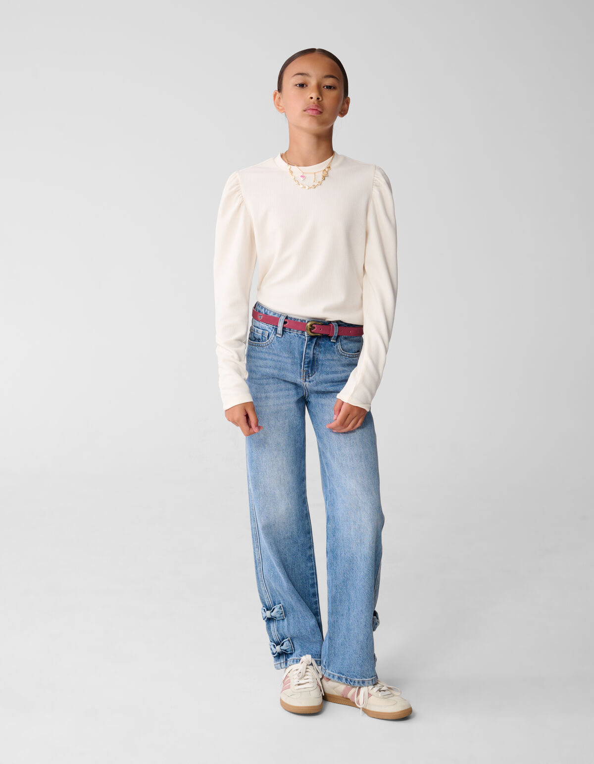 Puff Top Gebrochenes Weiß SHOEBY GIRLS