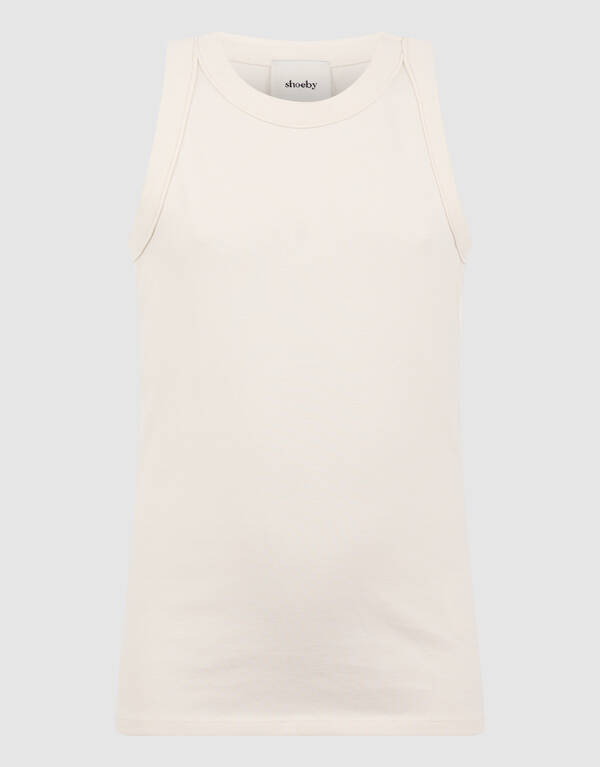 Basic-Tanktop Cremewei&szlig; SHOEBY GIRLS