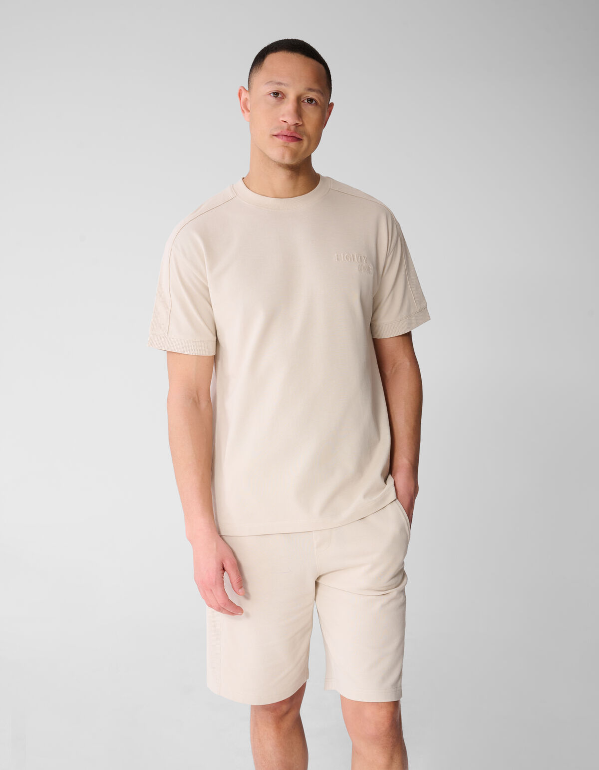 Mesh-T-Shirt Sand SHOEBY MEN