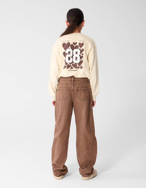 Pullover mit 28-teiligem Artwork, cremefarben SHOEBY GIRLS