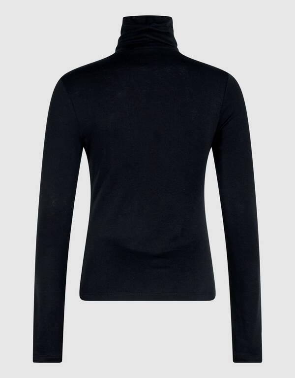 Rollkragen-Langarmtop Schwarz By Lonneke SHOEBY WOMEN
