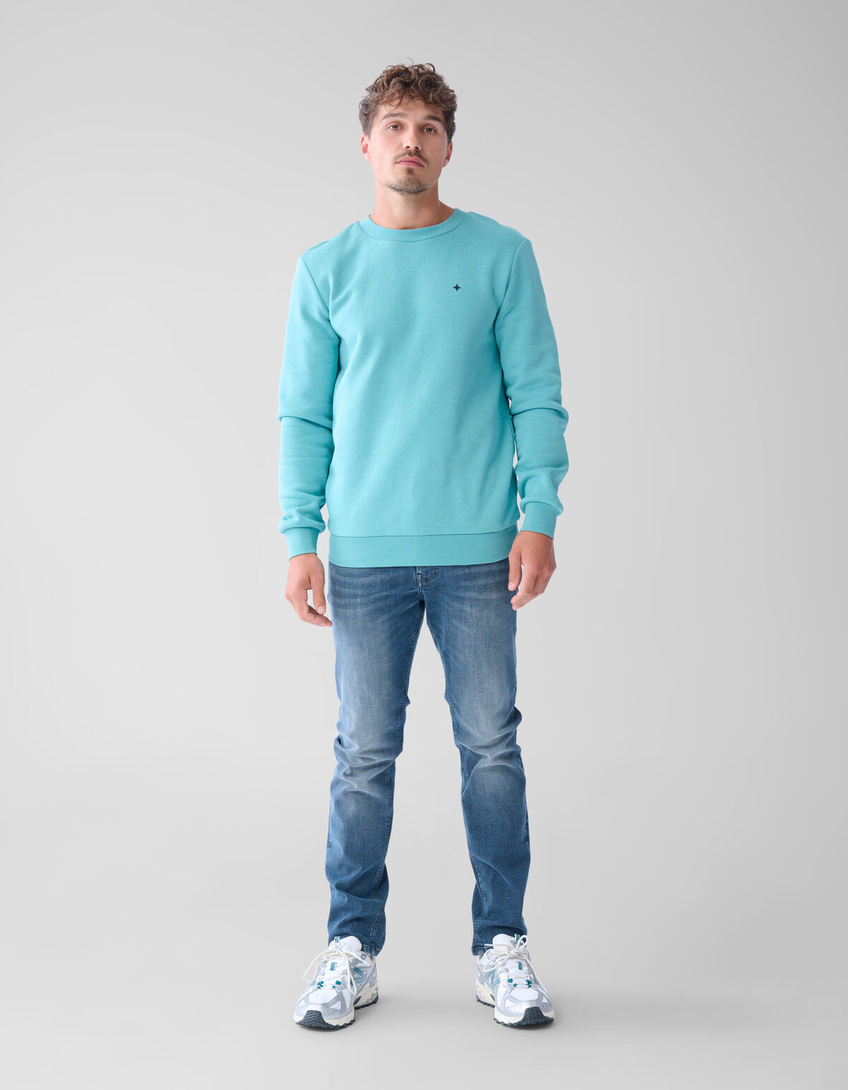 Basic Jumper Hellgrün SHOEBY MEN