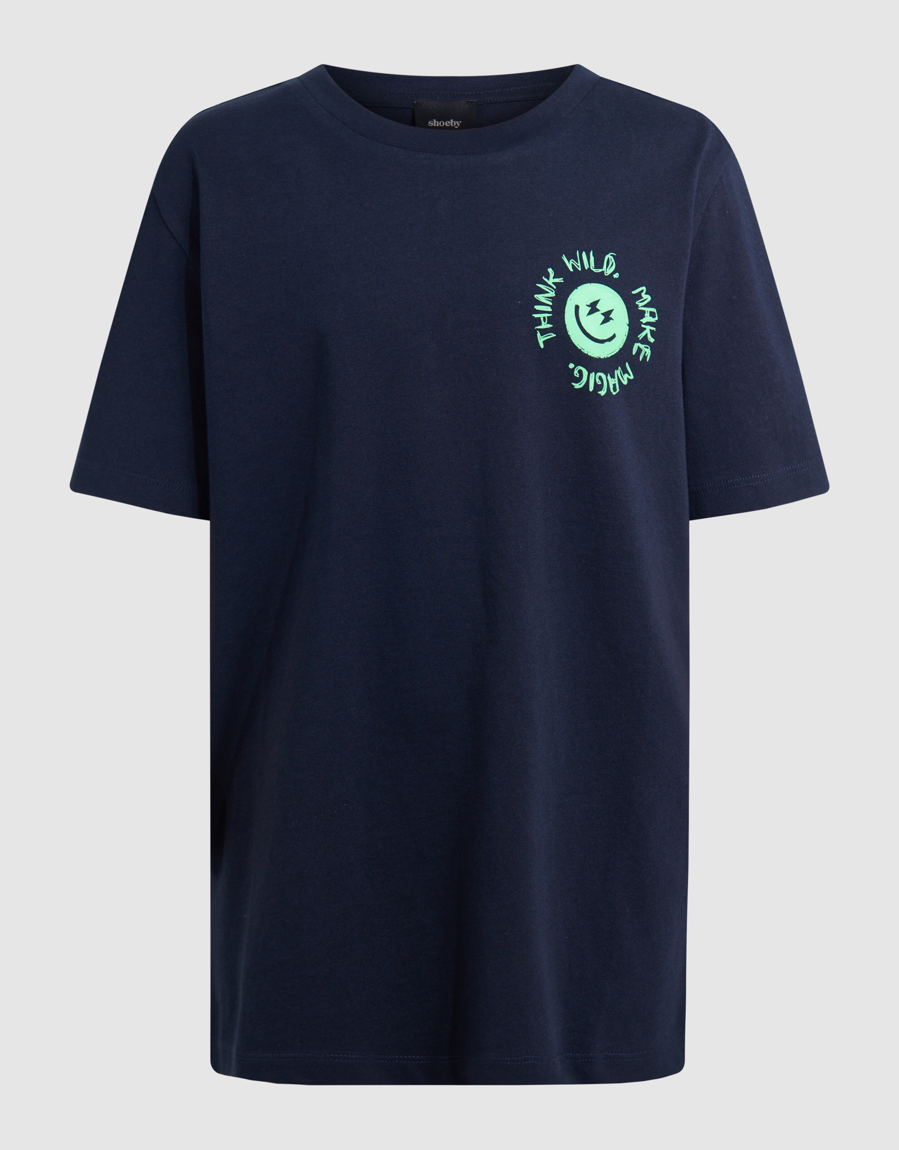 Smiley Artwork T-shirt Dunkelblau SHOEBY BOYS