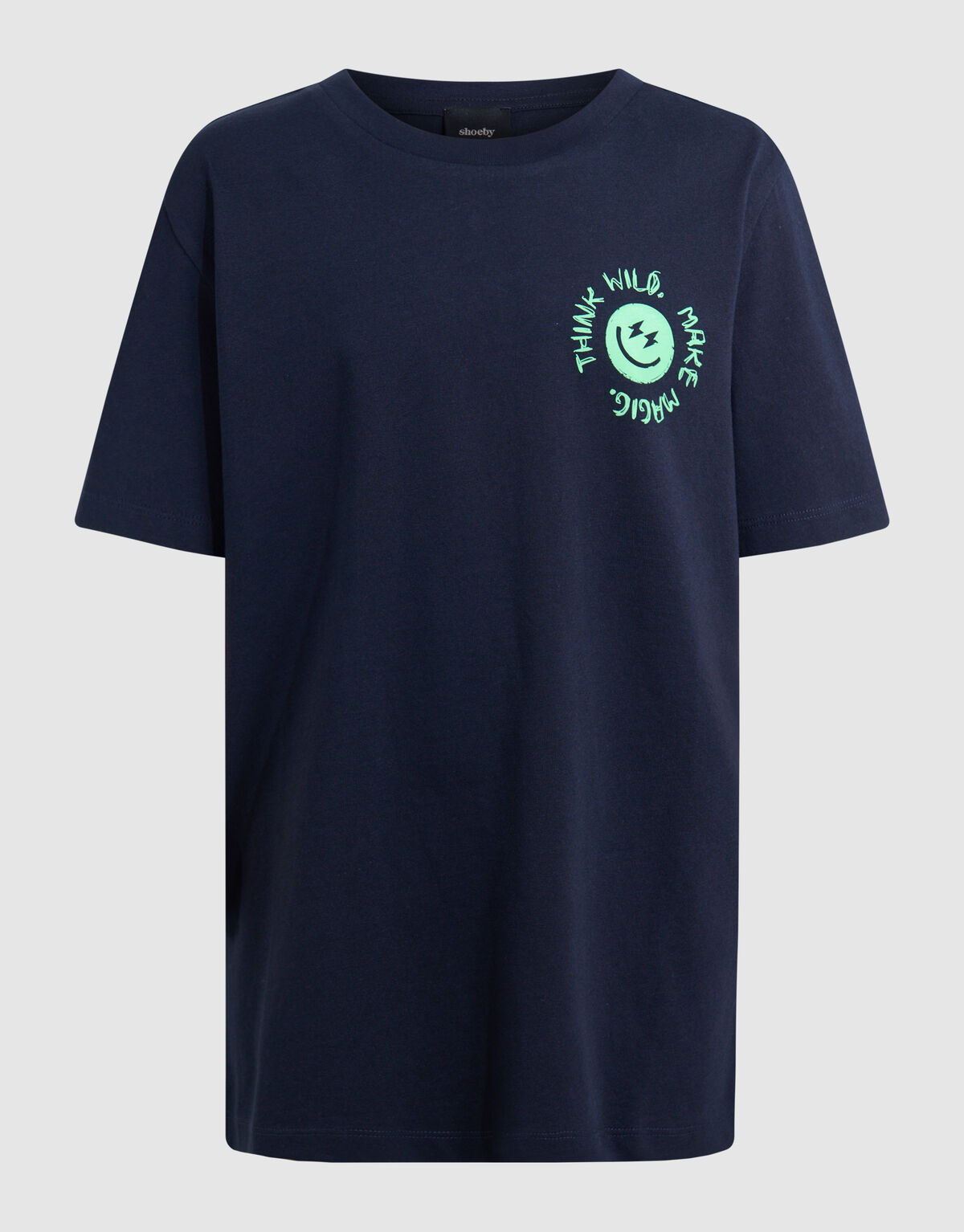 Smiley Artwork T-shirt Dunkelblau SHOEBY BOYS