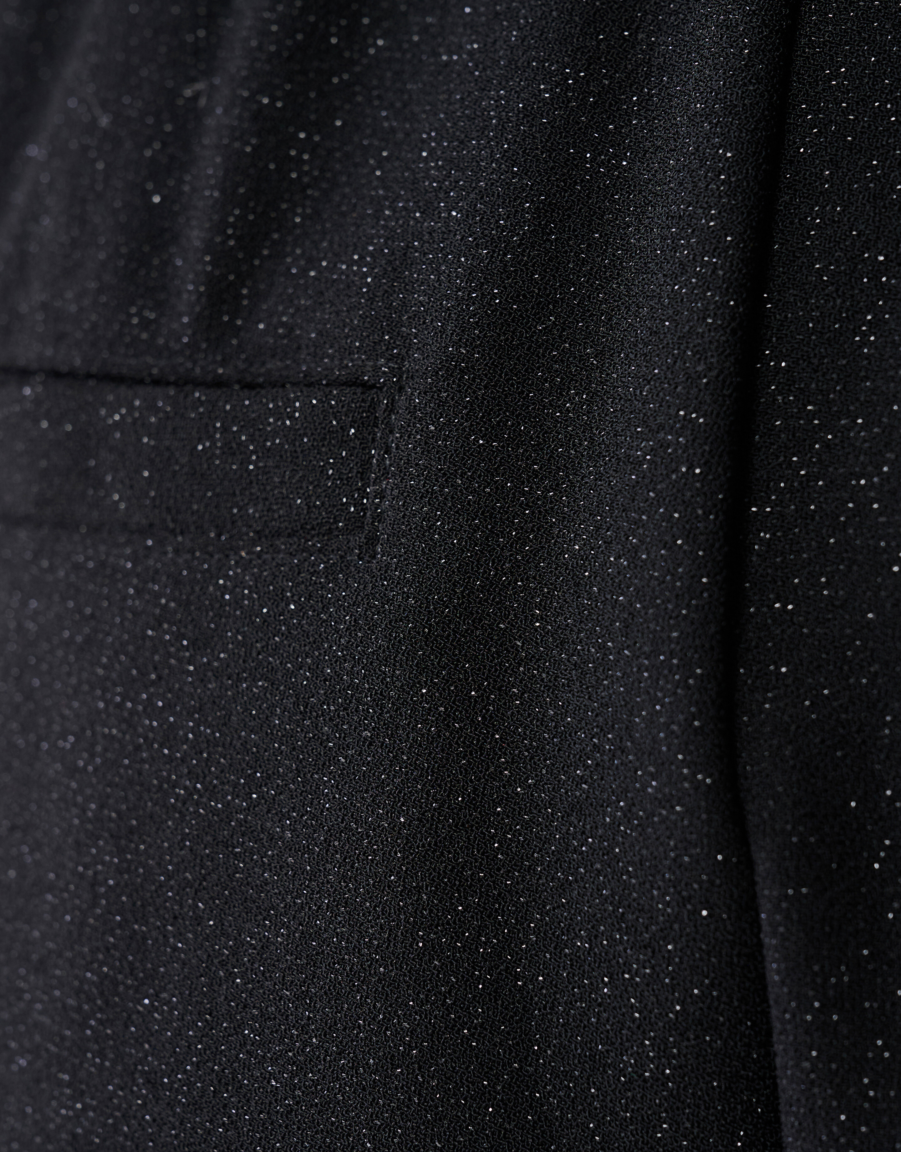 Schwarzer Glitzer-Hose mit weitem Bein SHOEBY WOMEN