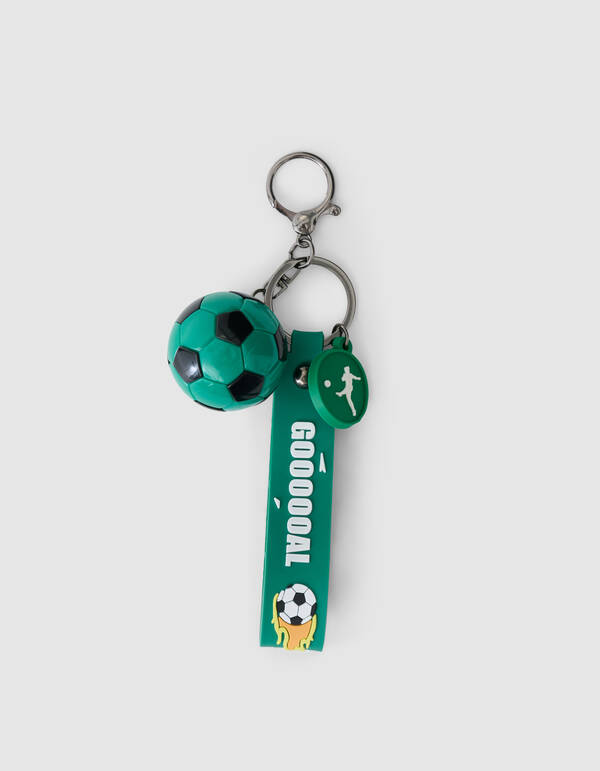 Goal Schl&uuml;sselanh&auml;nger Dunkelgr&uuml;n SHOEBY ACCESSOIRES
