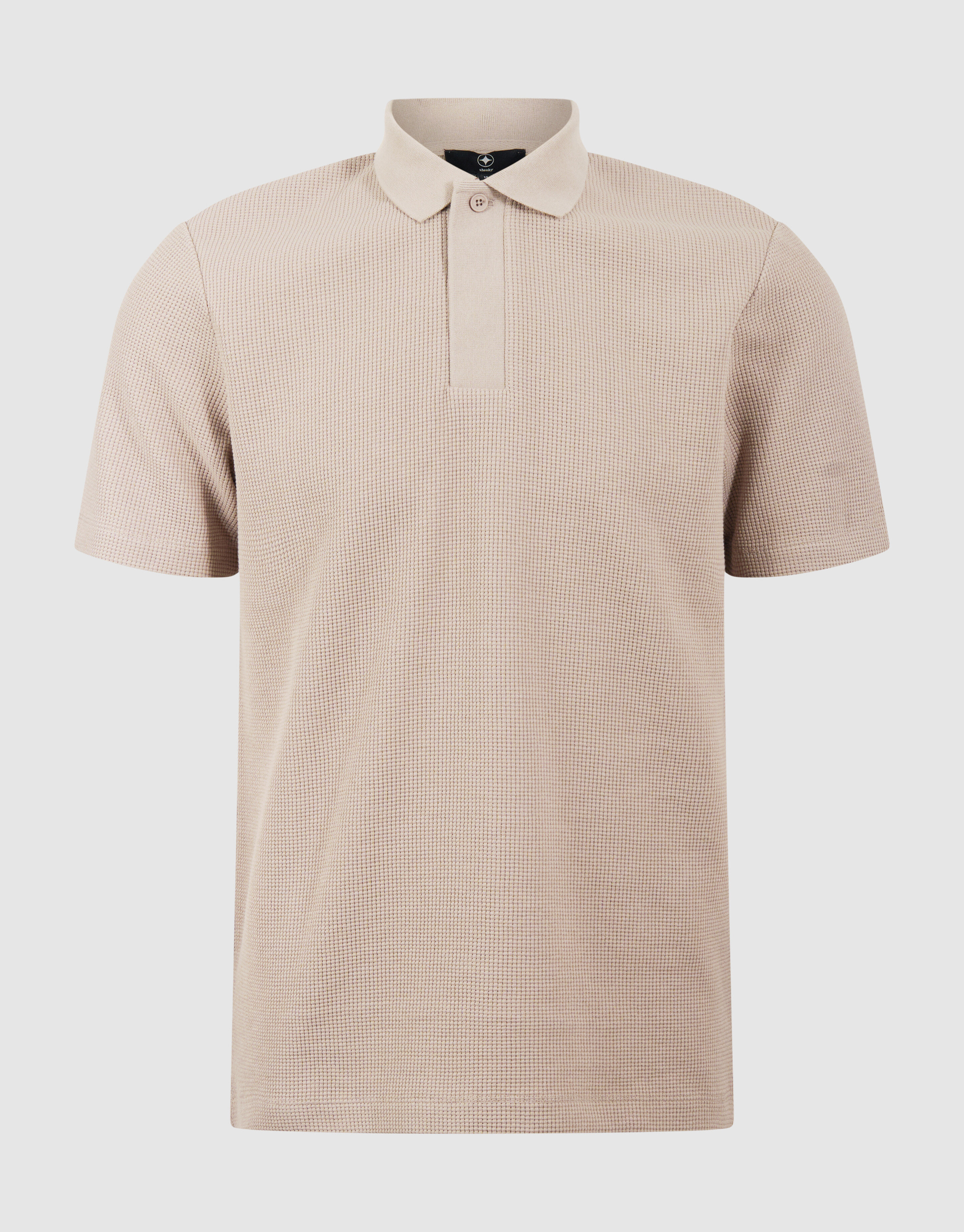 Waffel Polo Hellbraun SHOEBY MEN