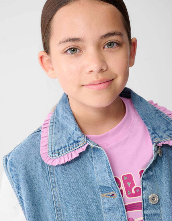 Denim Heart Weste Blau SHOEBY GIRLS