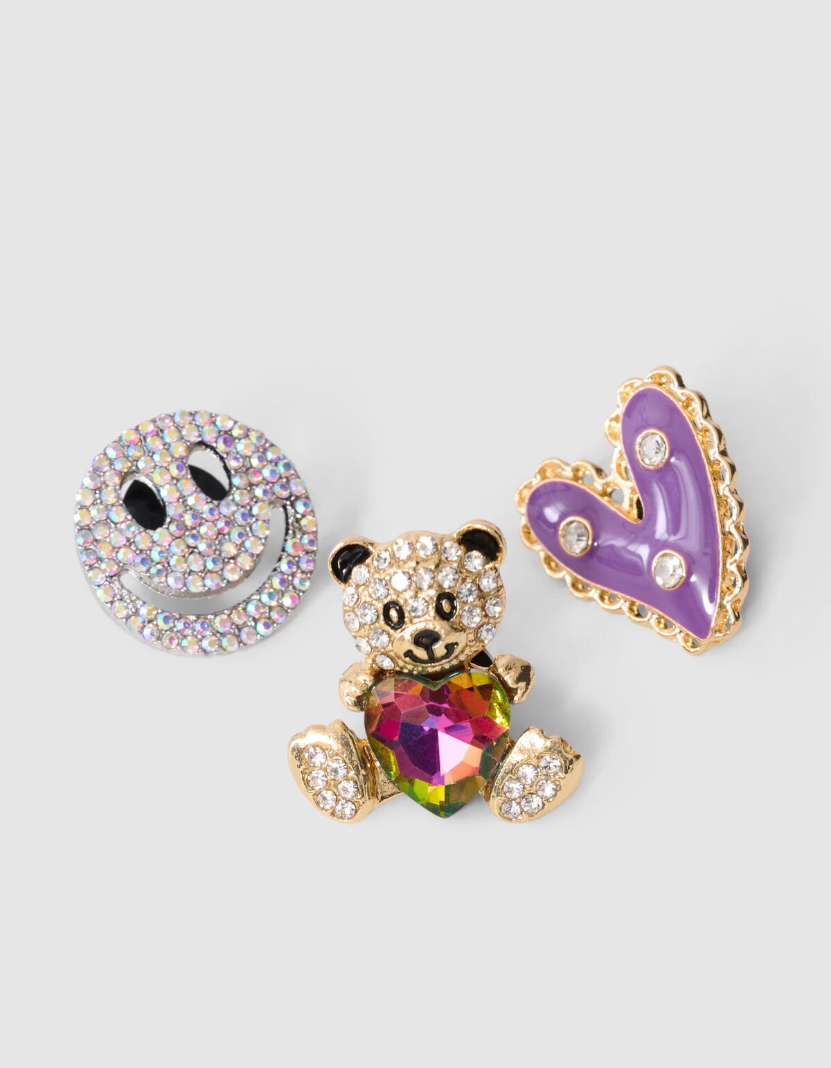 Fantasy-Broschen-Set Lila SHOEBY ACCESSOIRES