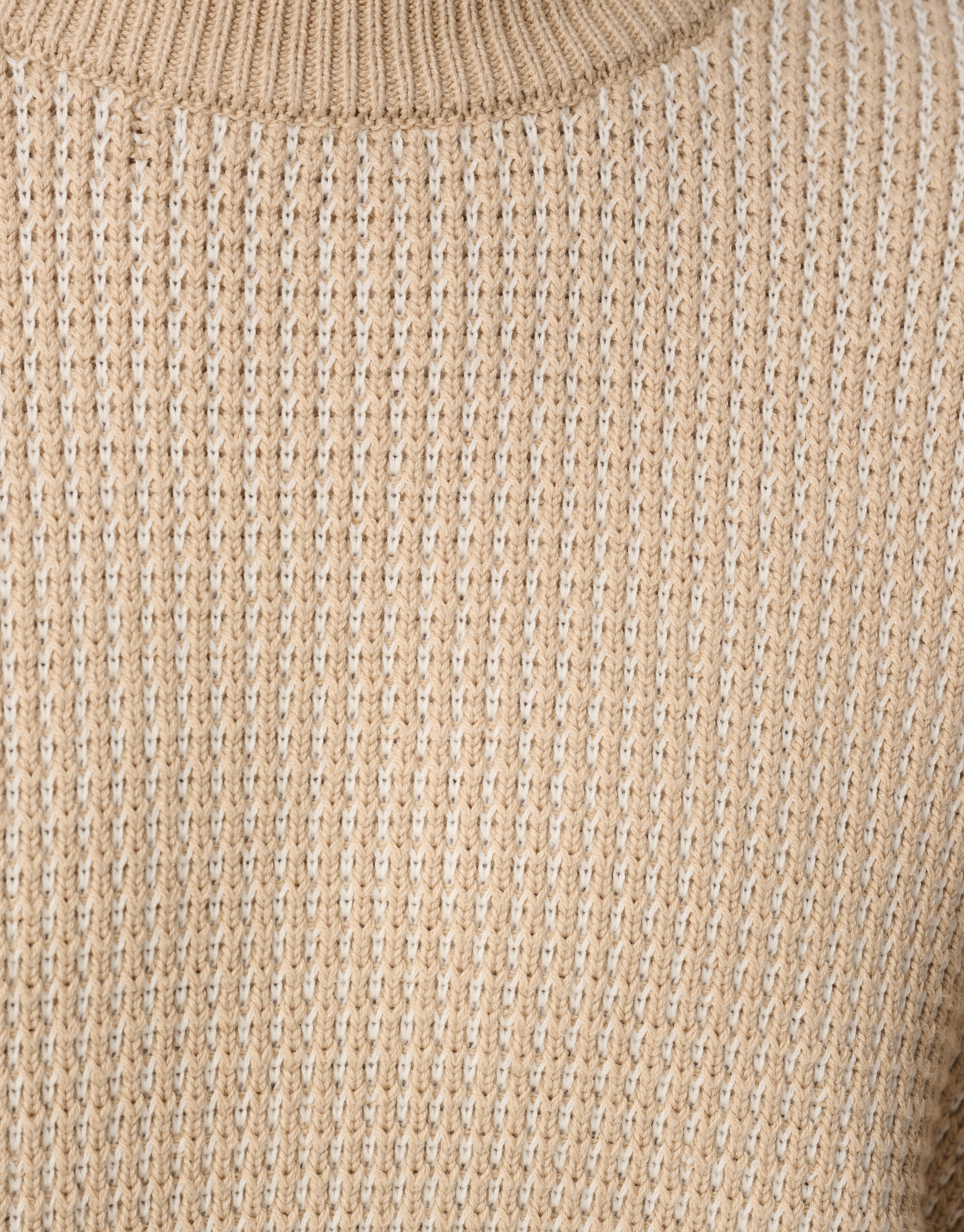 Geflochtener Strickpullover Sand SHOEBY MEN