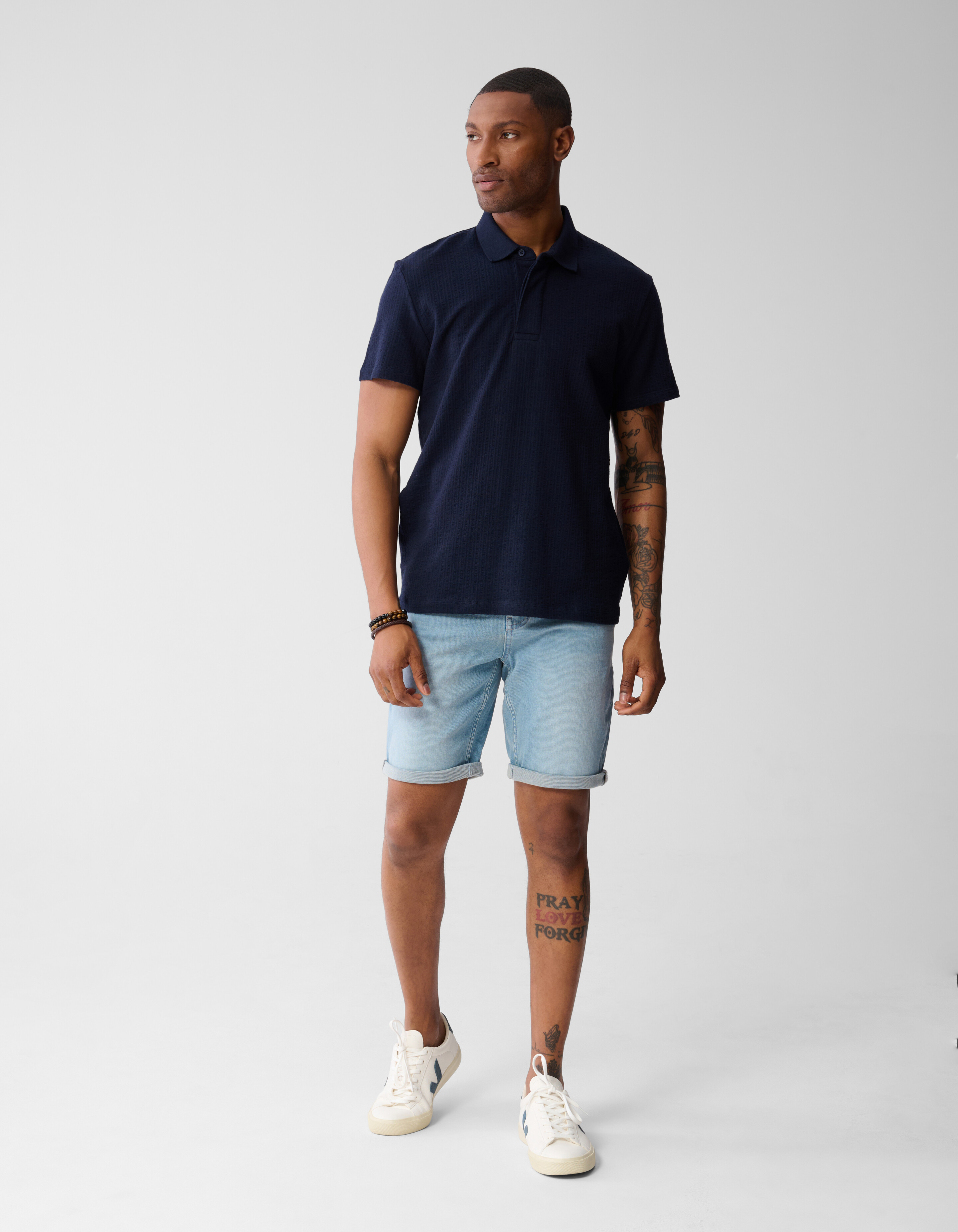 Denim Short gebleicht SHOEBY MEN