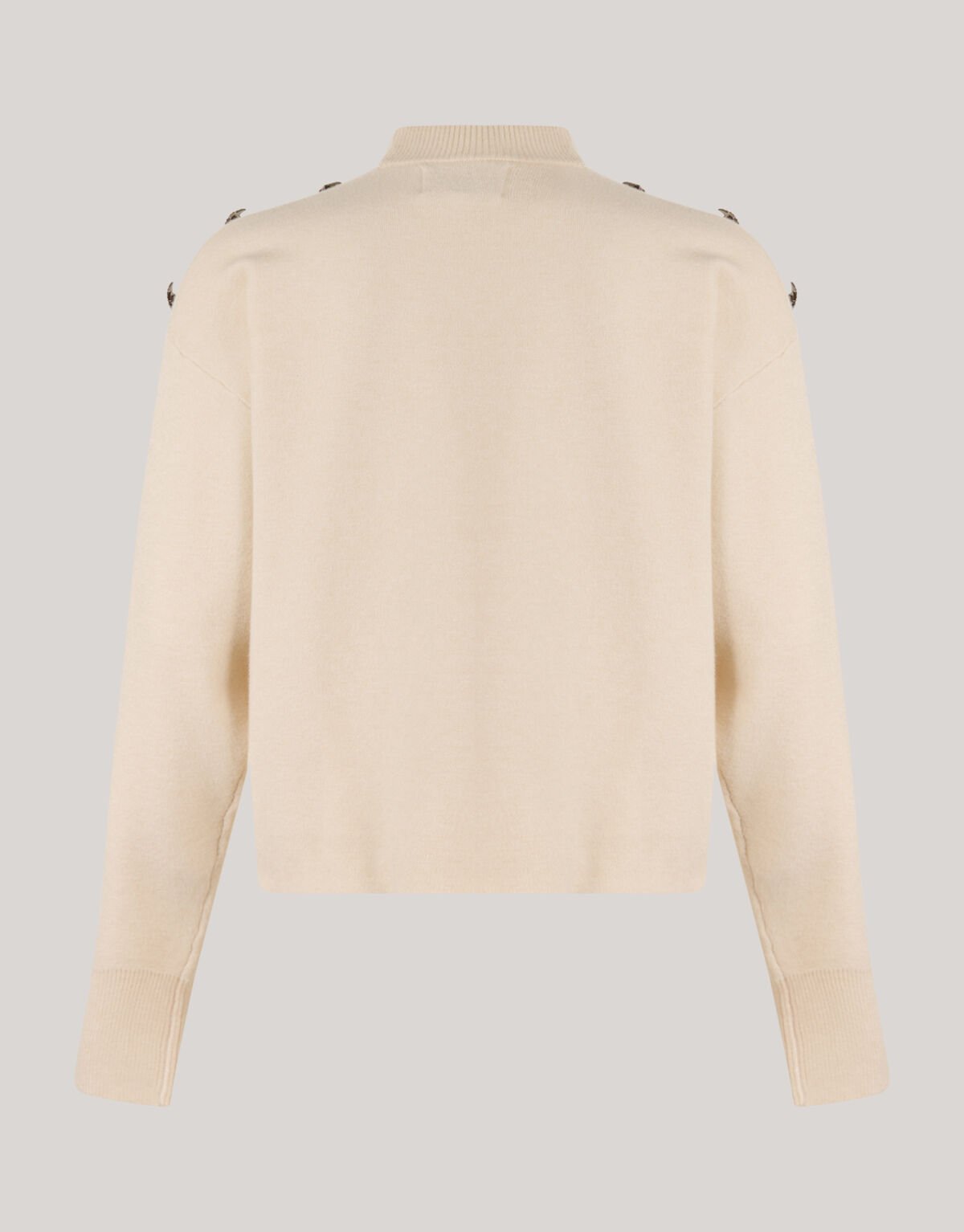 Knopf-Pullover Off White SHOEBY WOMEN