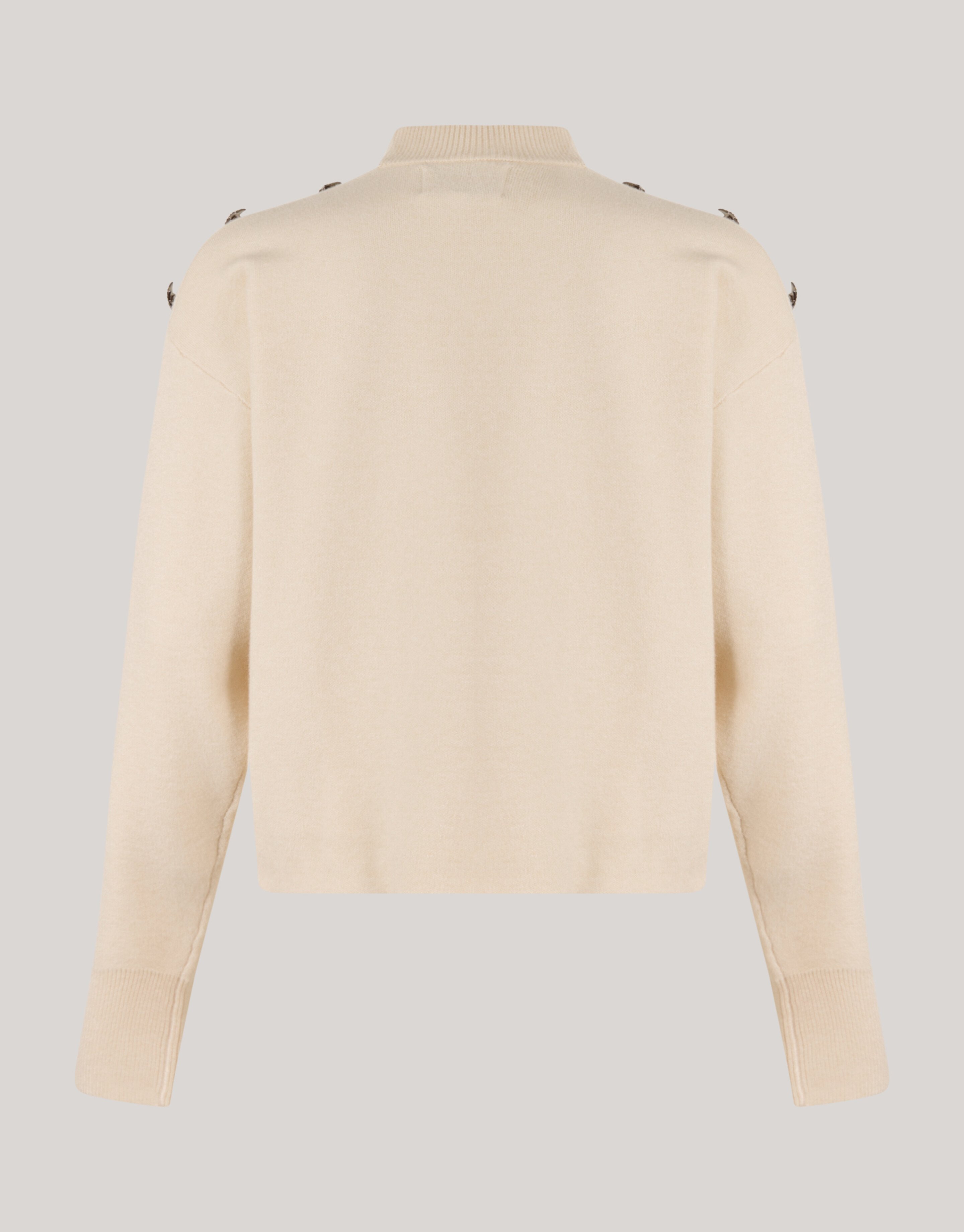 Knopf-Pullover Off White SHOEBY WOMEN