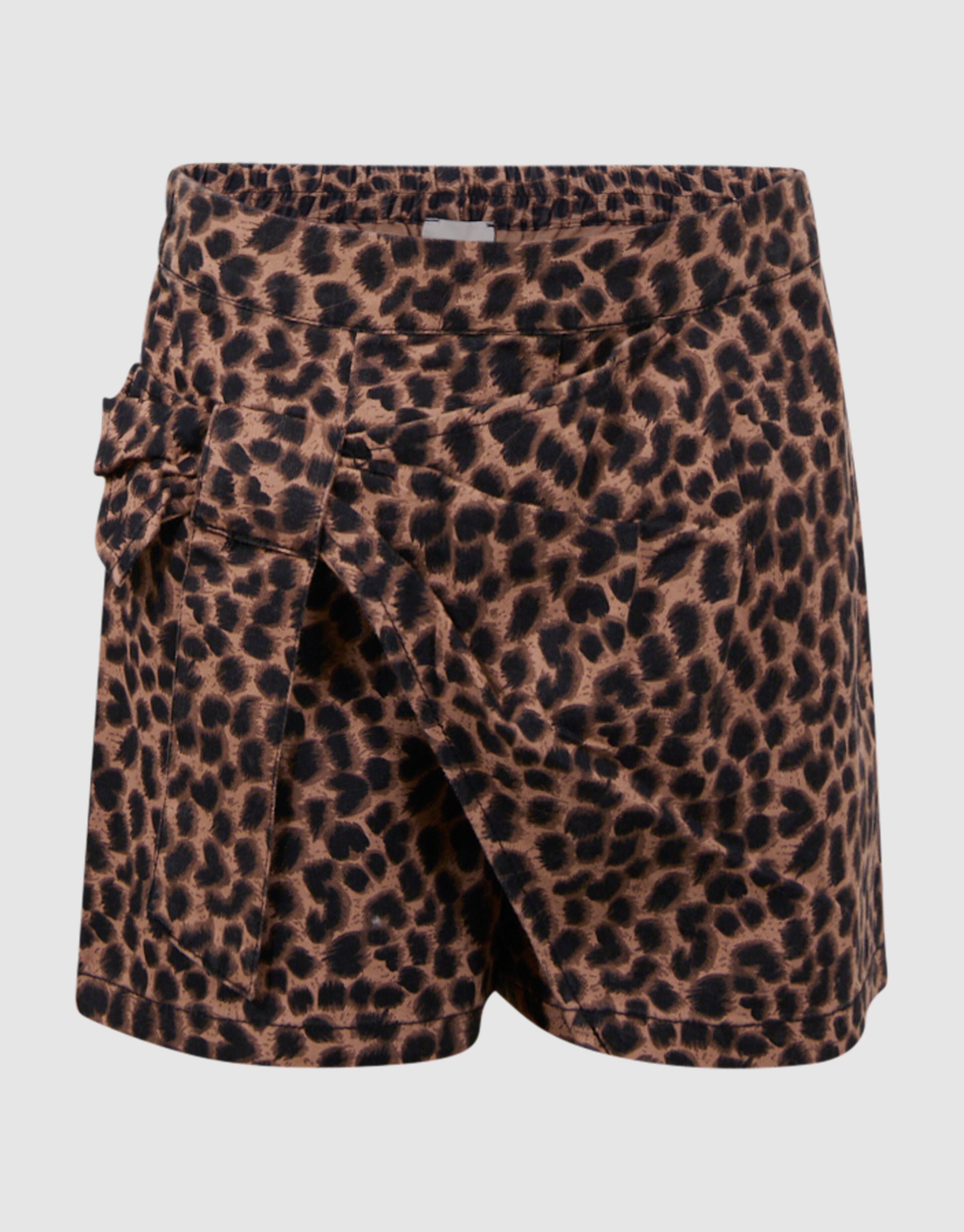 Leoparden-Twill-Skort Braun SHOEBY GIRLS