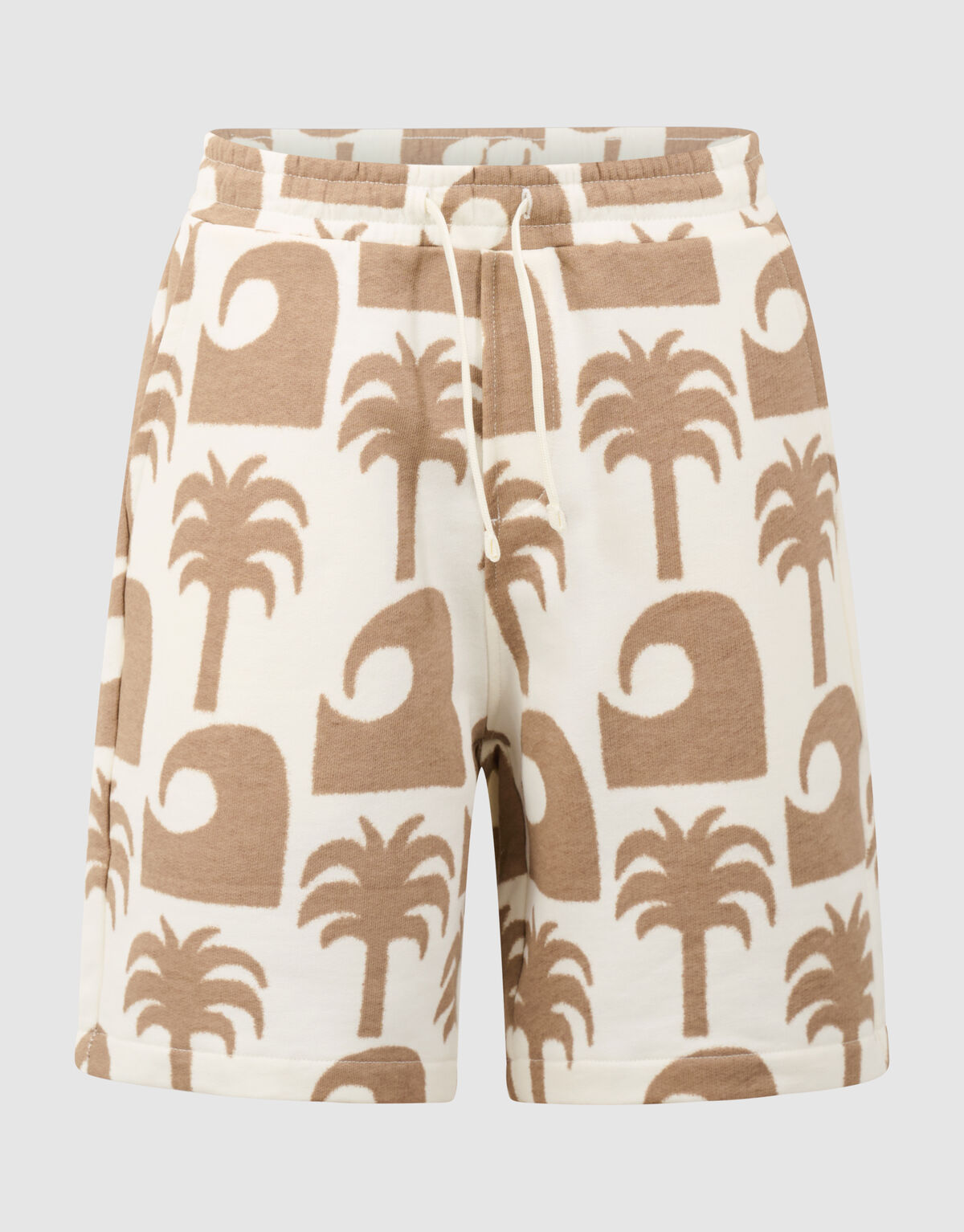 Palm Print Kurz Gebrochen Wei&szlig; SHOEBY BOYS