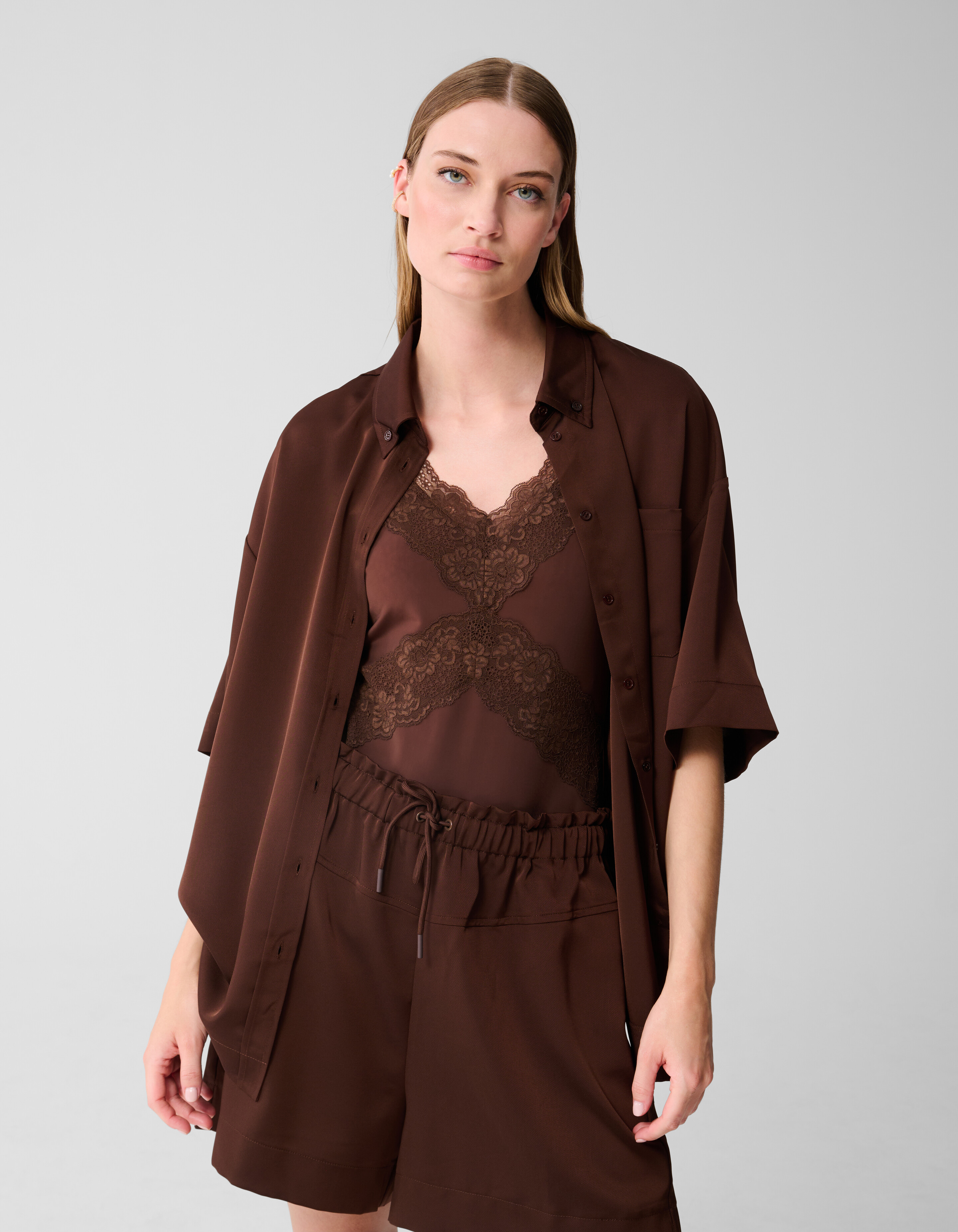 Spitzenbody Braun SHOEBY WOMEN