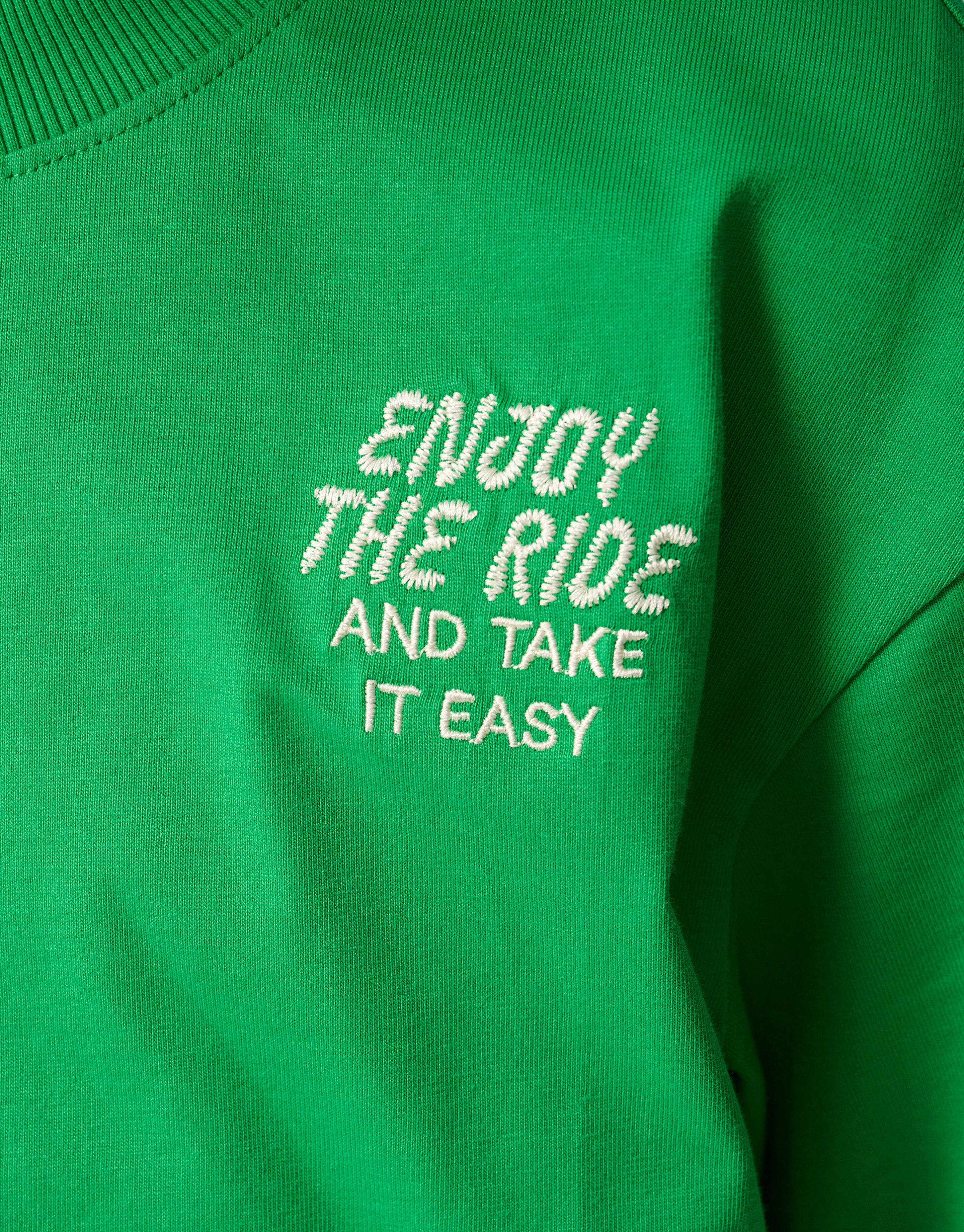 Text-T-Shirt Grün SHOEBY BOYS
