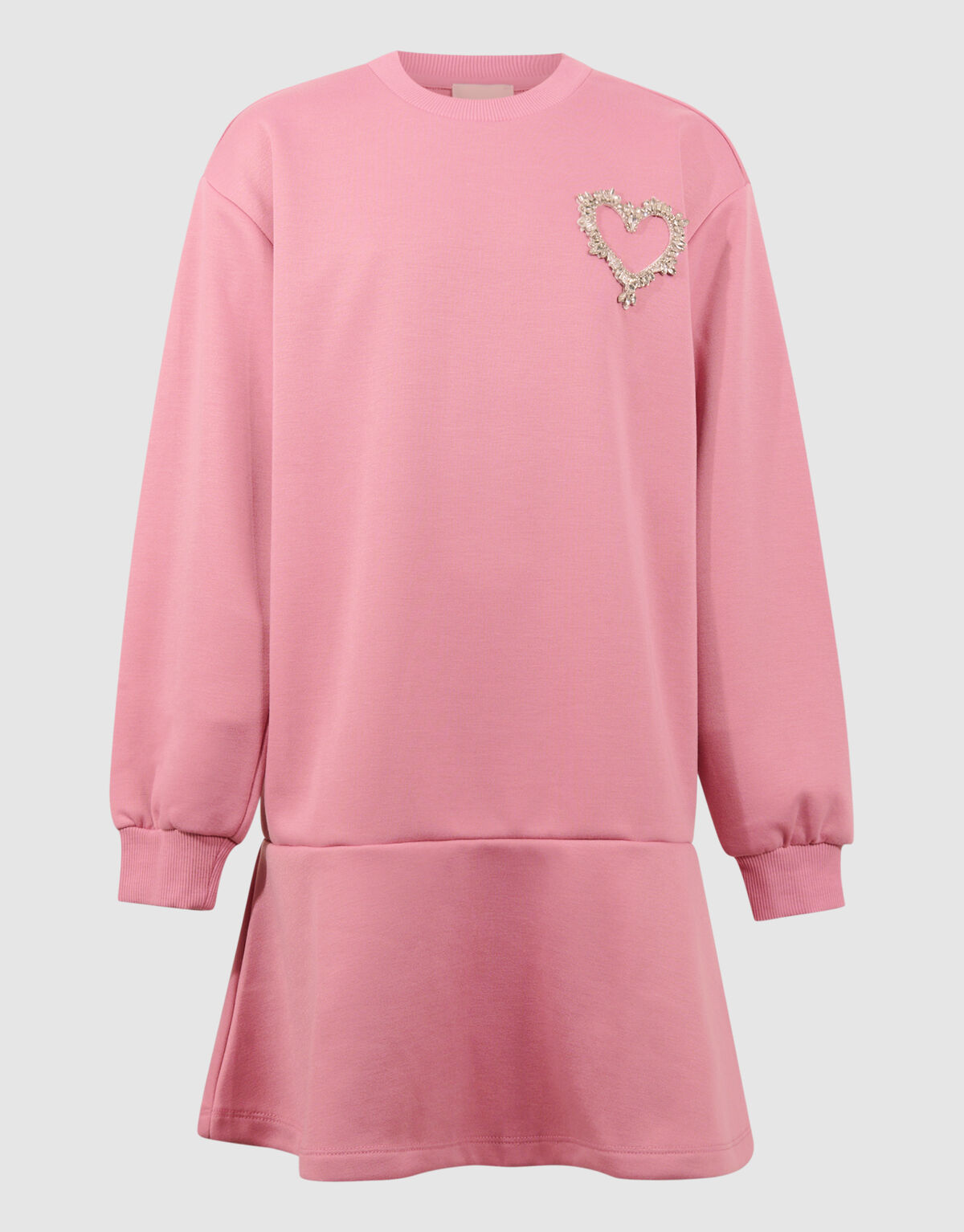 Herzf&ouml;rmiges Sweatshirtkleid Rosa SHOEBY GIRLS
