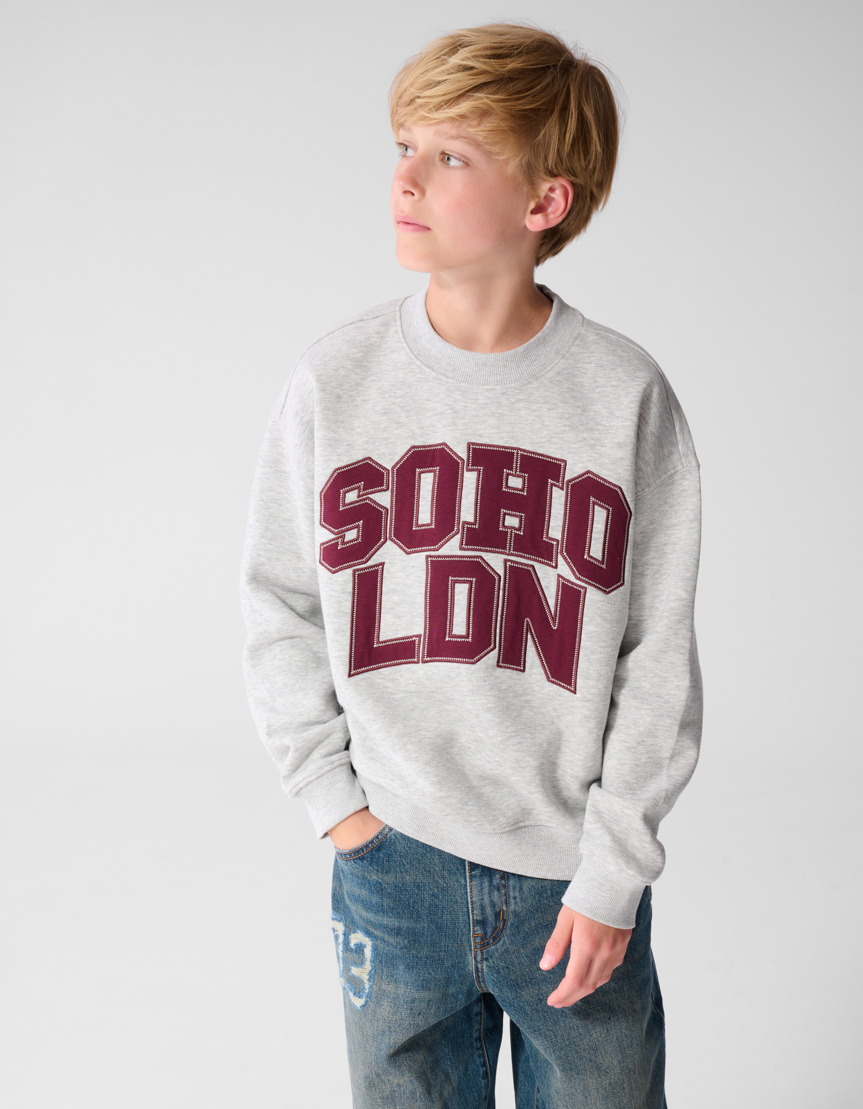 Soho London Pullover Grau SHOEBY BOYS