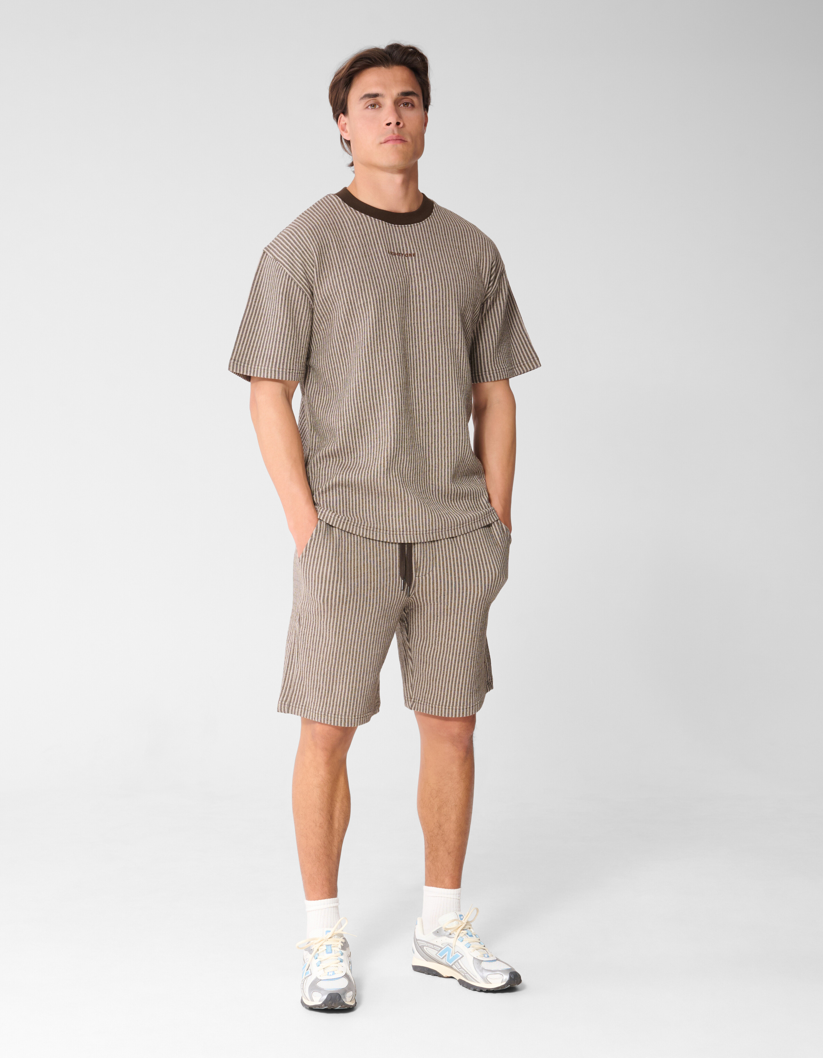 Seersucker-Shorts, Braun SHOEBY MEN