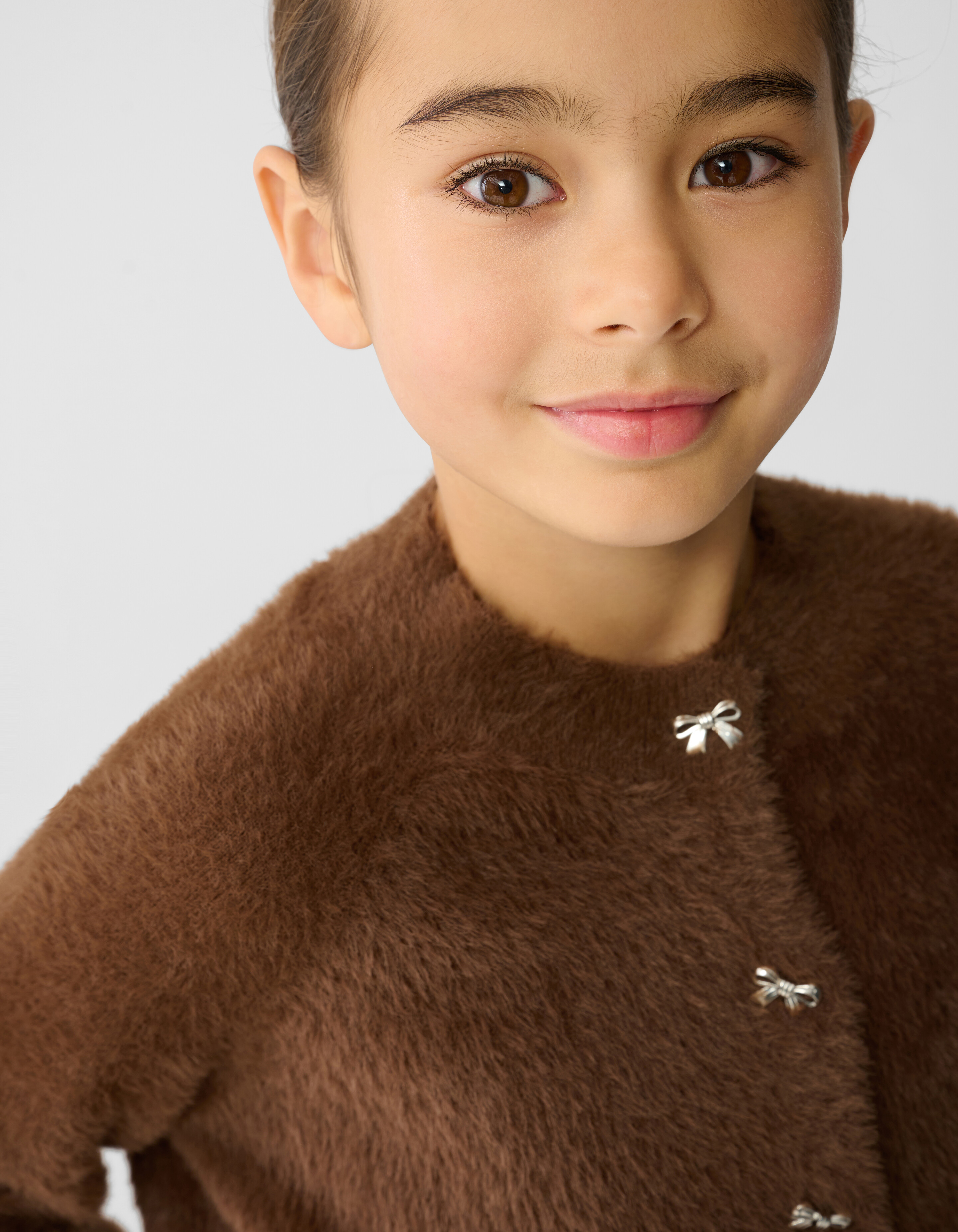 Braune Weste mit Schleife SHOEBY GIRLS