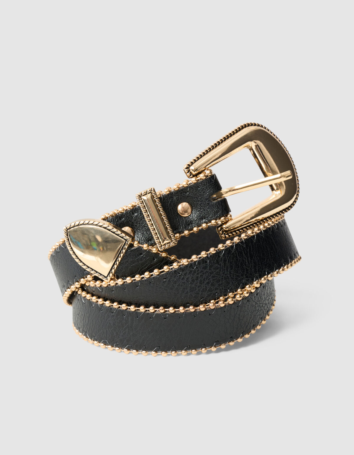 Kugelketteng&uuml;rtel Schwarz SHOEBY ACCESSOIRES