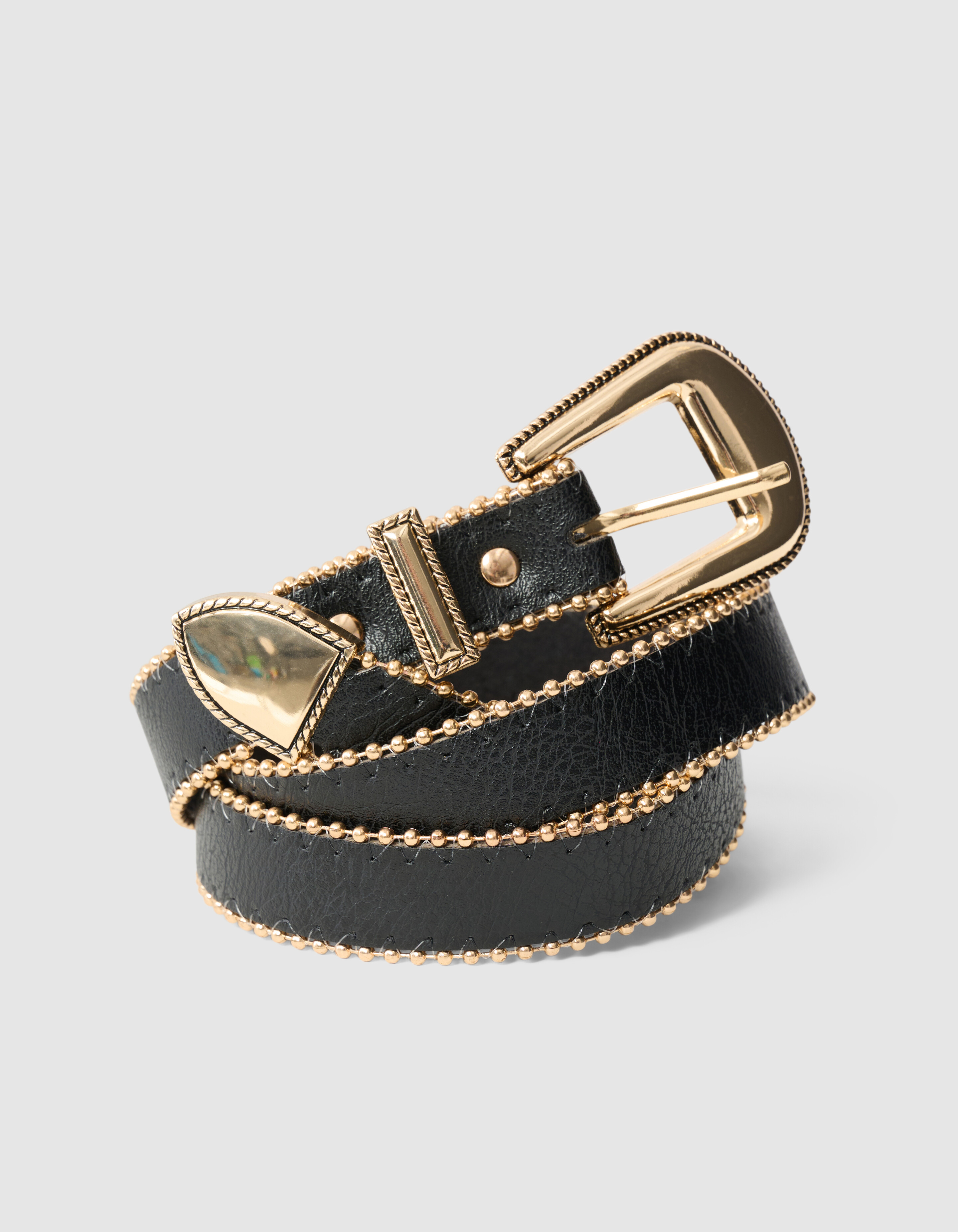 Kugelketteng&uuml;rtel Schwarz SHOEBY ACCESSOIRES